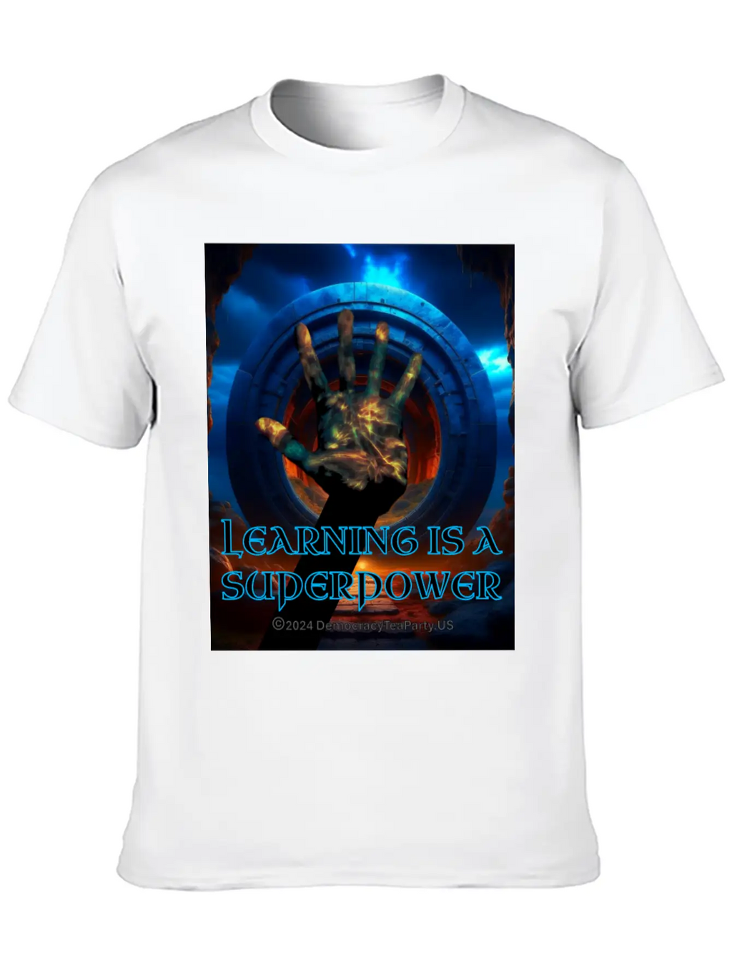 Learning Is A Superpower Casual Graphic T-Shirt – Simple And Comfortable Daily Wear