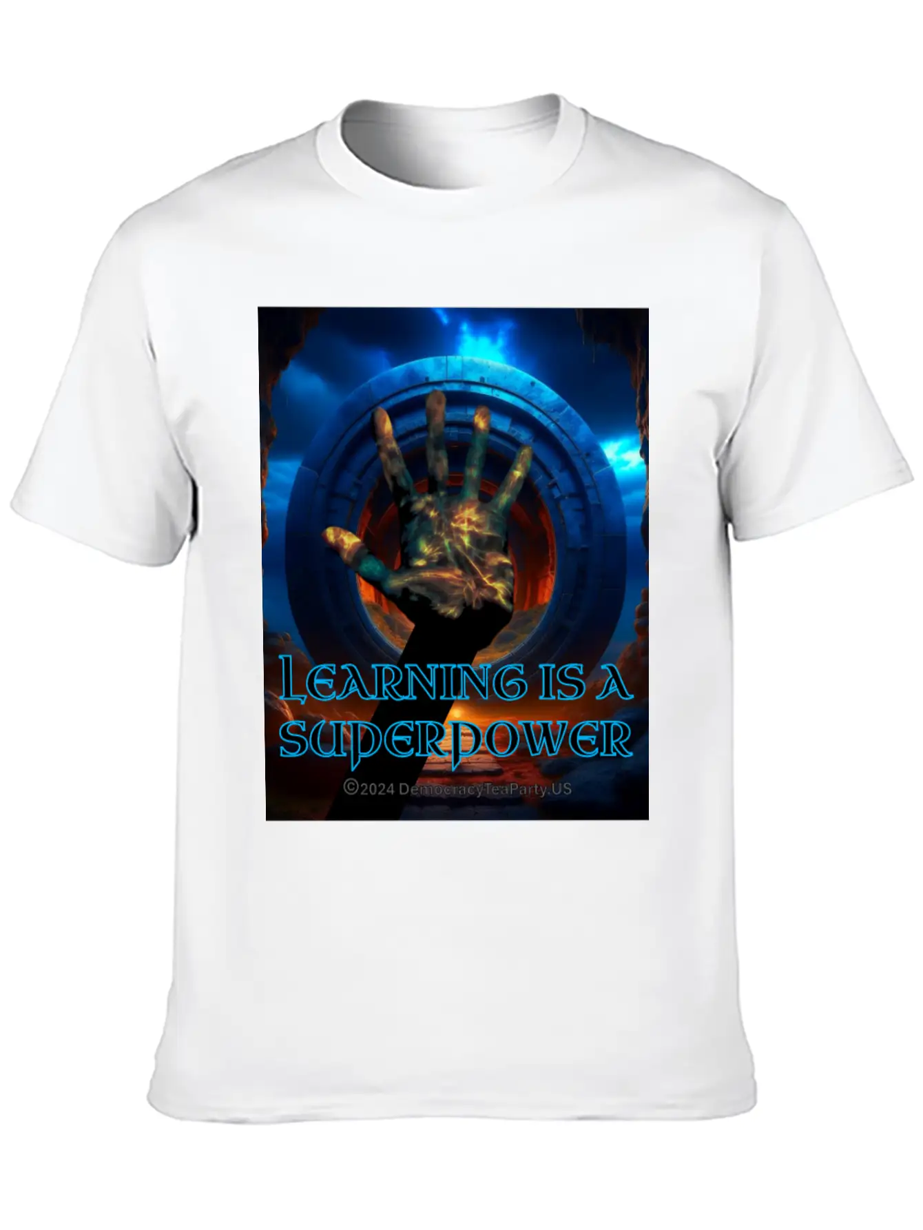 Learning Is A Superpower Casual Graphic T-Shirt – Simple And Comfortable Daily Wear