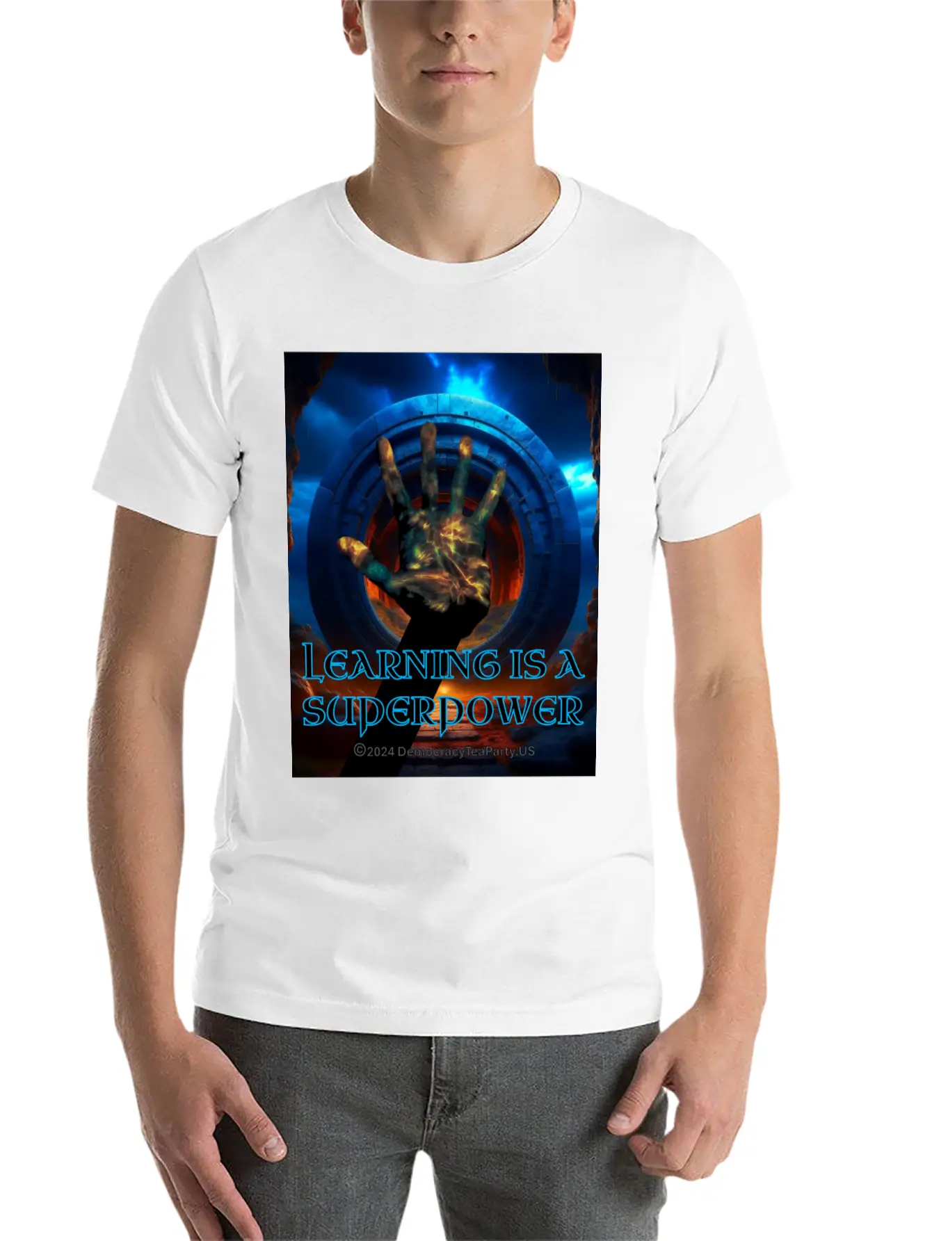 Learning Is A Superpower Casual Graphic T-Shirt – Simple And Comfortable Daily Wear