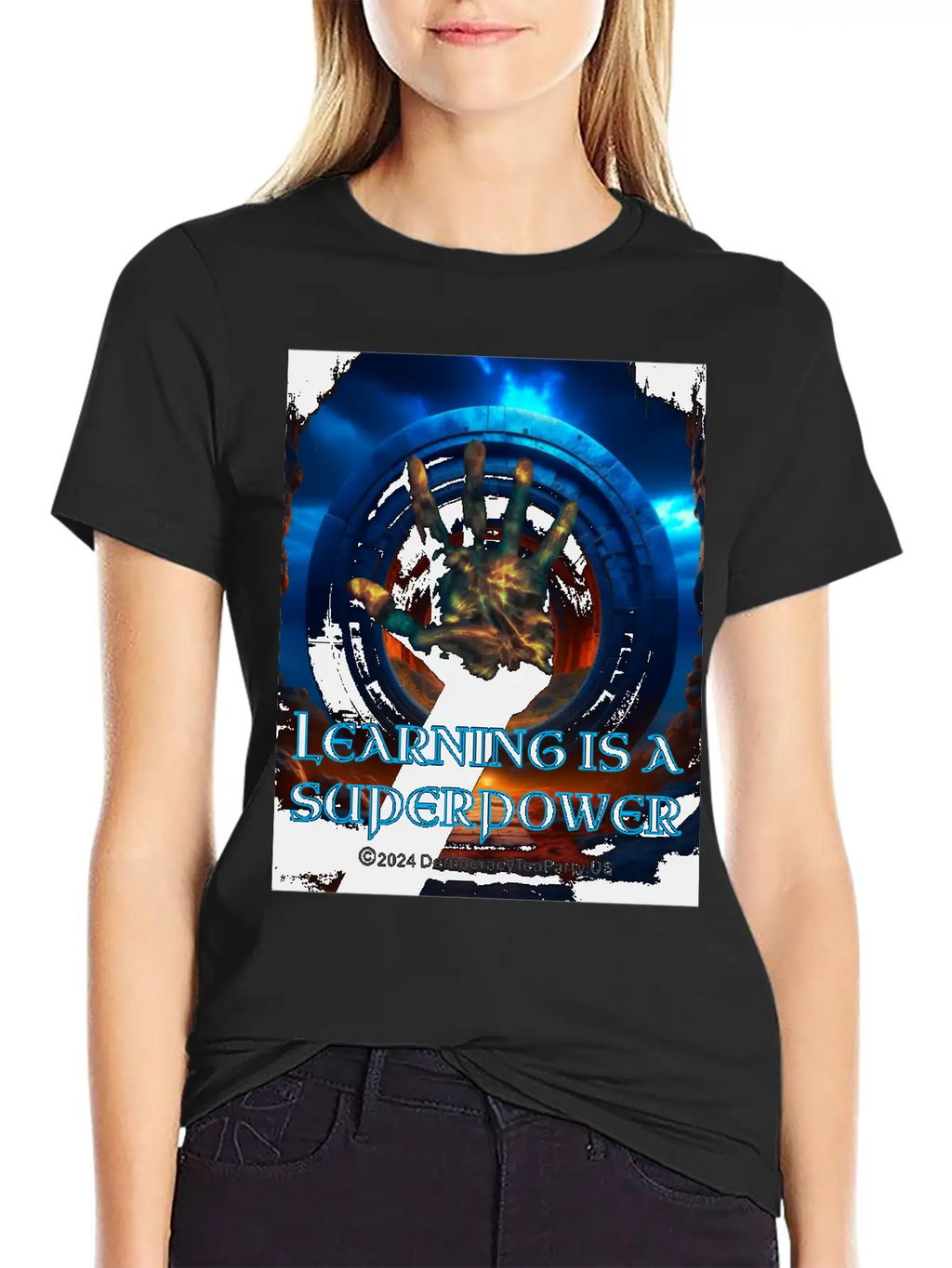 Learning Is A Superpower Casual Graphic T-Shirt – Simple And Comfortable Daily Wear