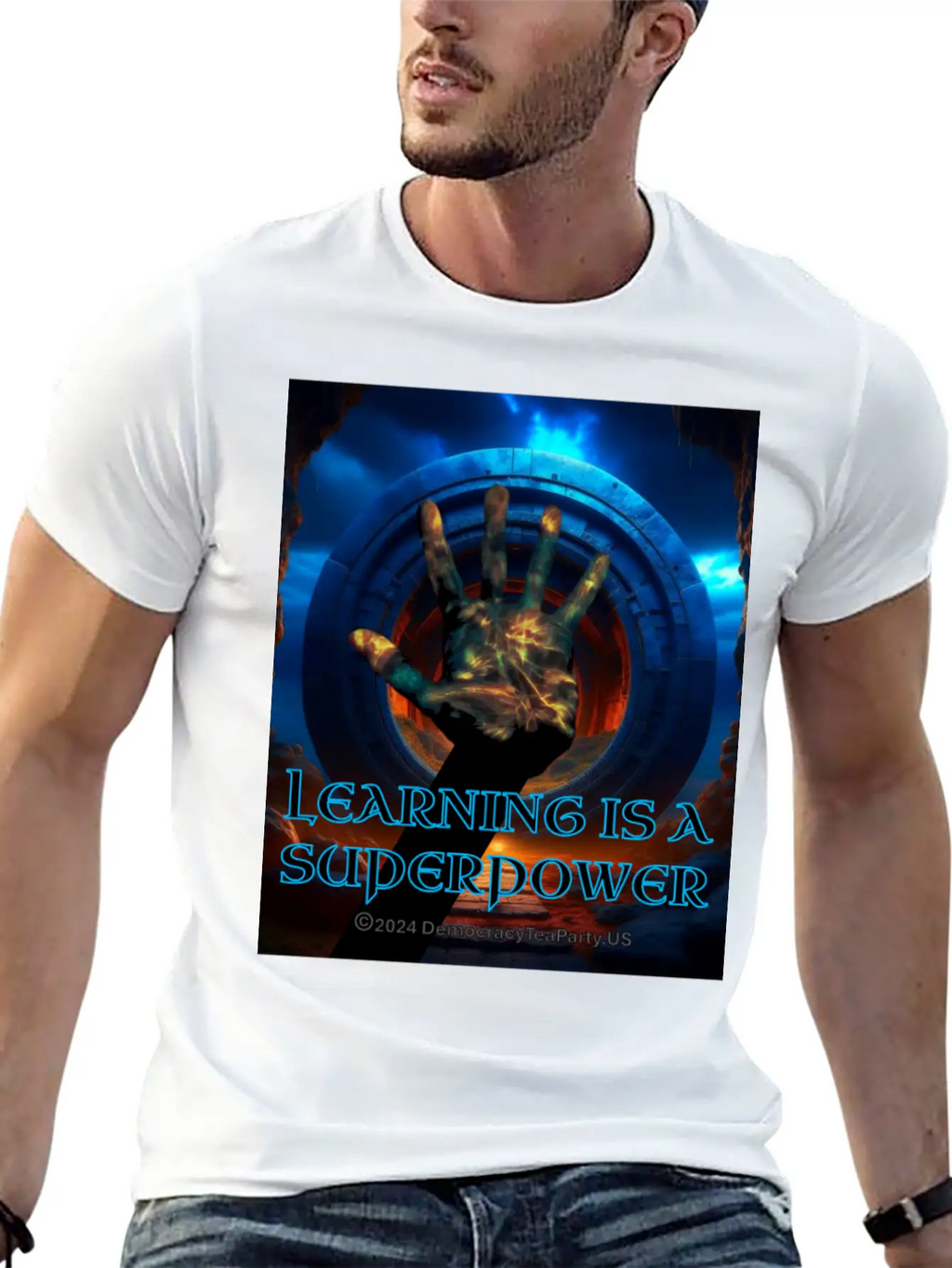 Learning Is A Superpower Casual Graphic T-Shirt – Simple And Comfortable Daily Wear