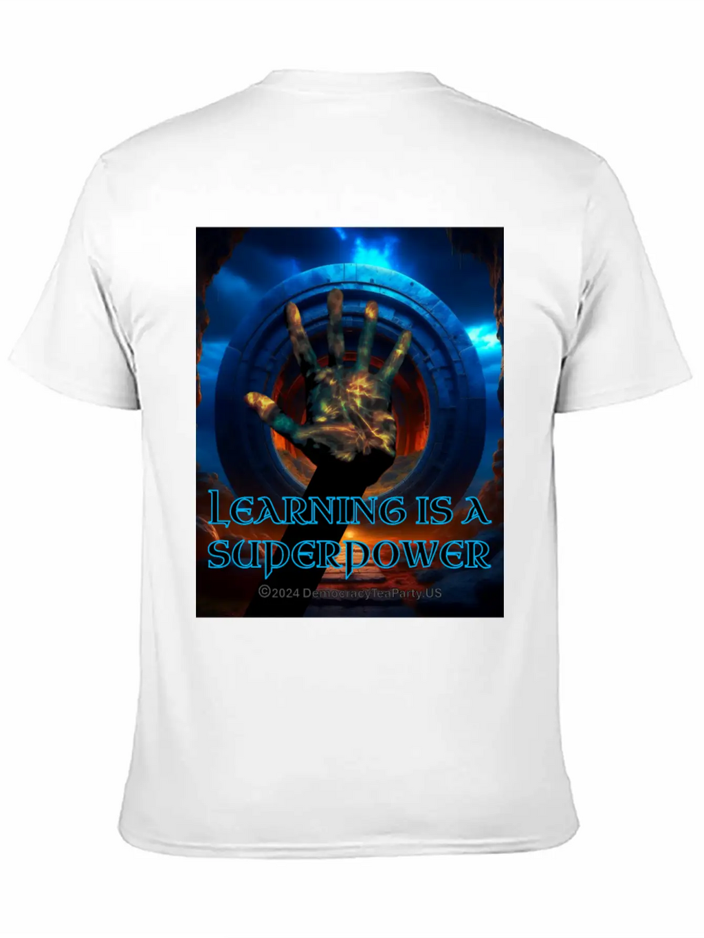 Learning Is A Superpower Casual Graphic T-Shirt – Simple And Comfortable Daily Wear