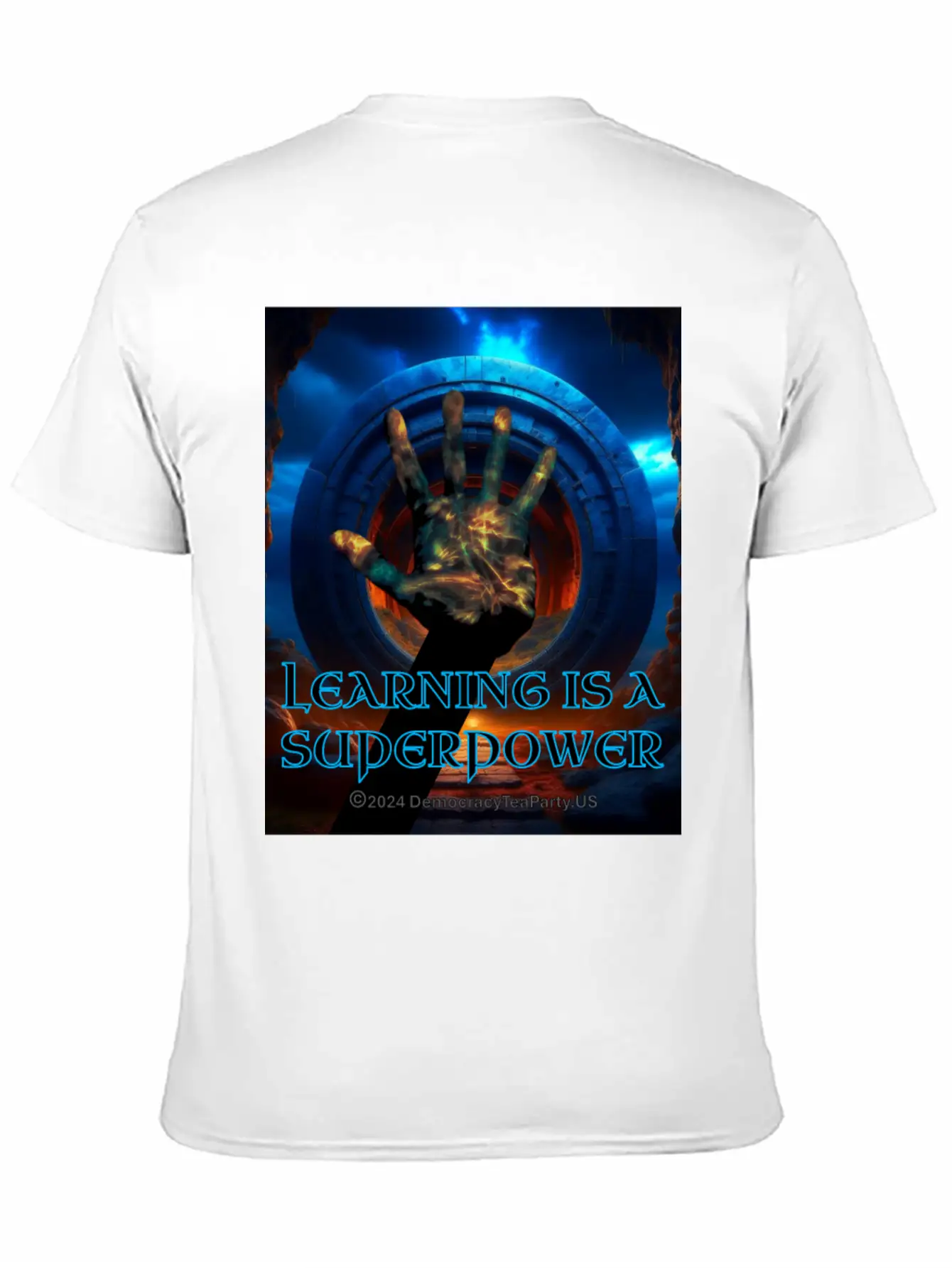 Learning Is A Superpower Casual Graphic T-Shirt – Simple And Comfortable Daily Wear