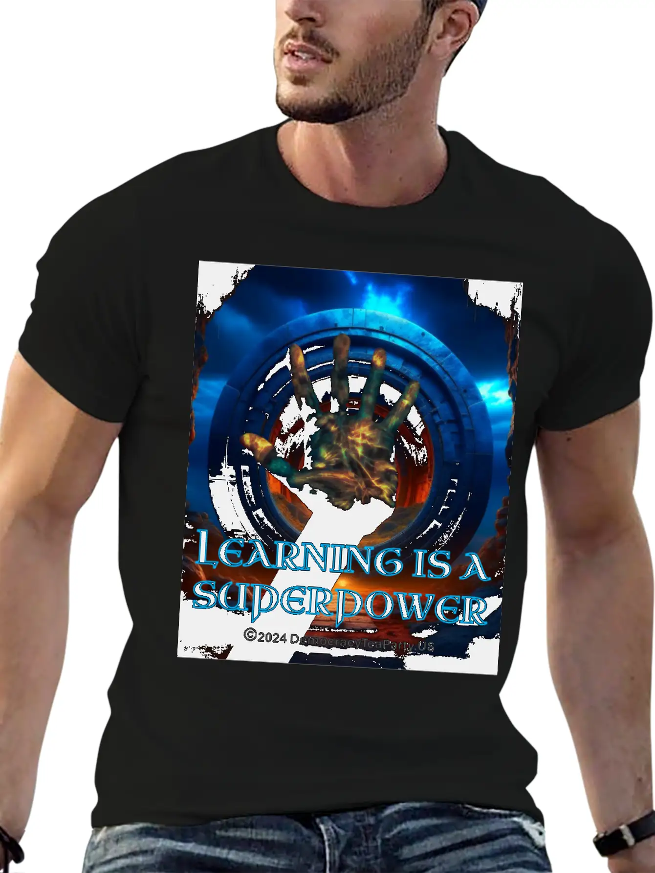 Learning Is A Superpower Casual Graphic T-Shirt – Simple And Comfortable Daily Wear