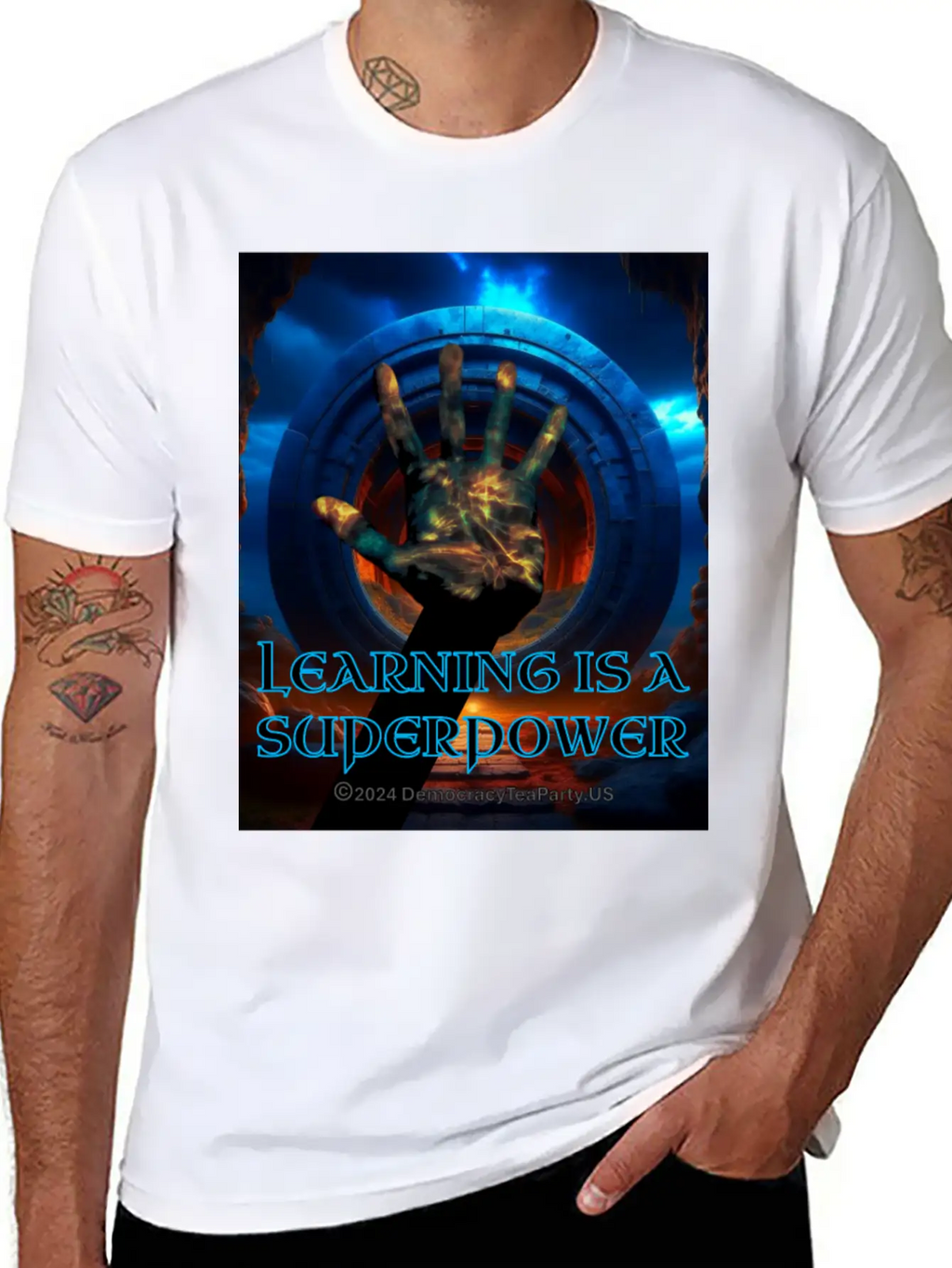 Learning Is A Superpower Casual Graphic T-Shirt – Simple And Comfortable Daily Wear