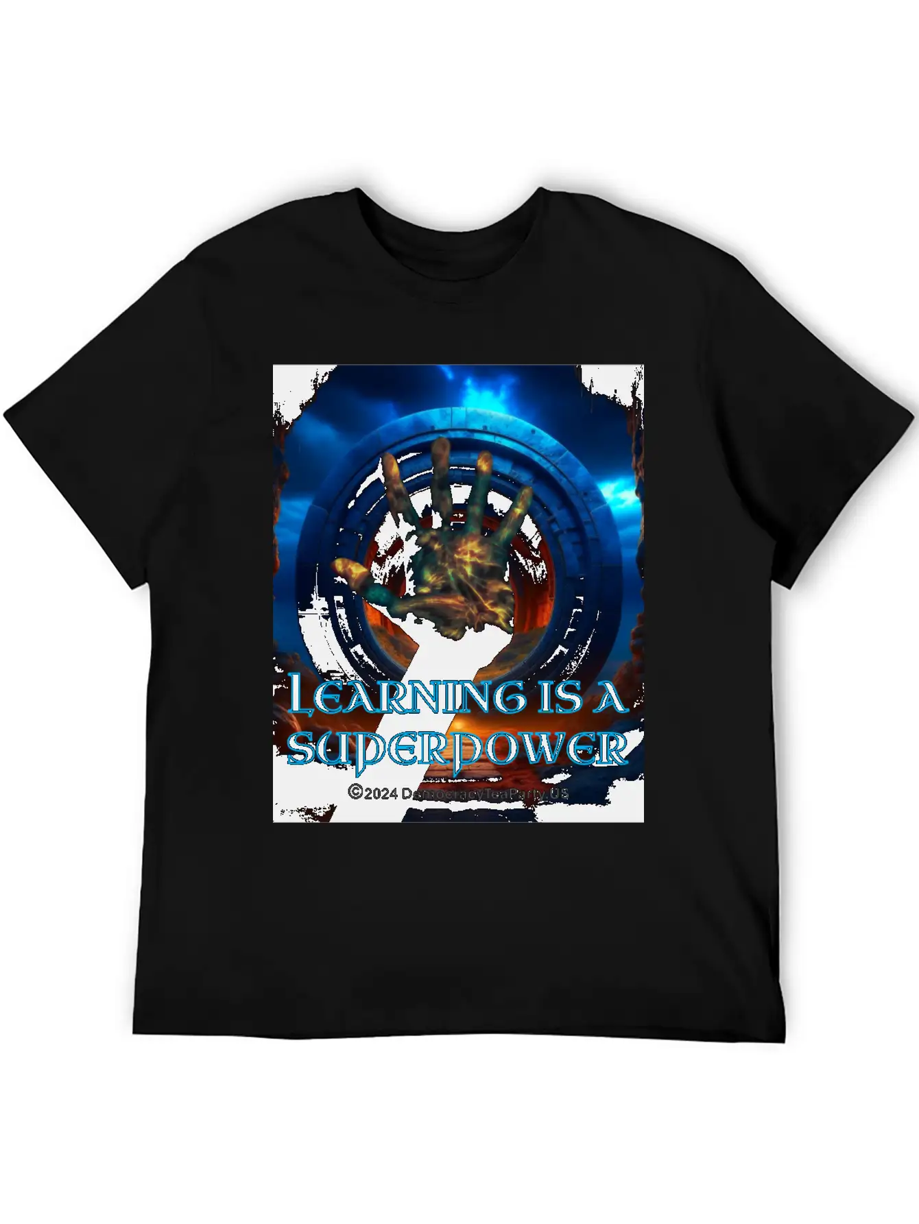 Learning Is A Superpower Casual Graphic T-Shirt – Simple And Comfortable Daily Wear