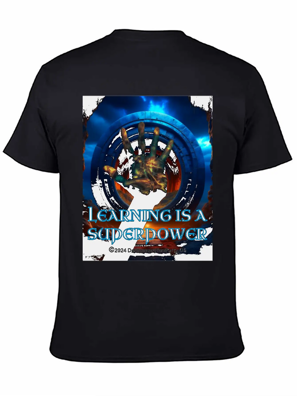 Learning Is A Superpower Casual Graphic T-Shirt – Simple And Comfortable Daily Wear
