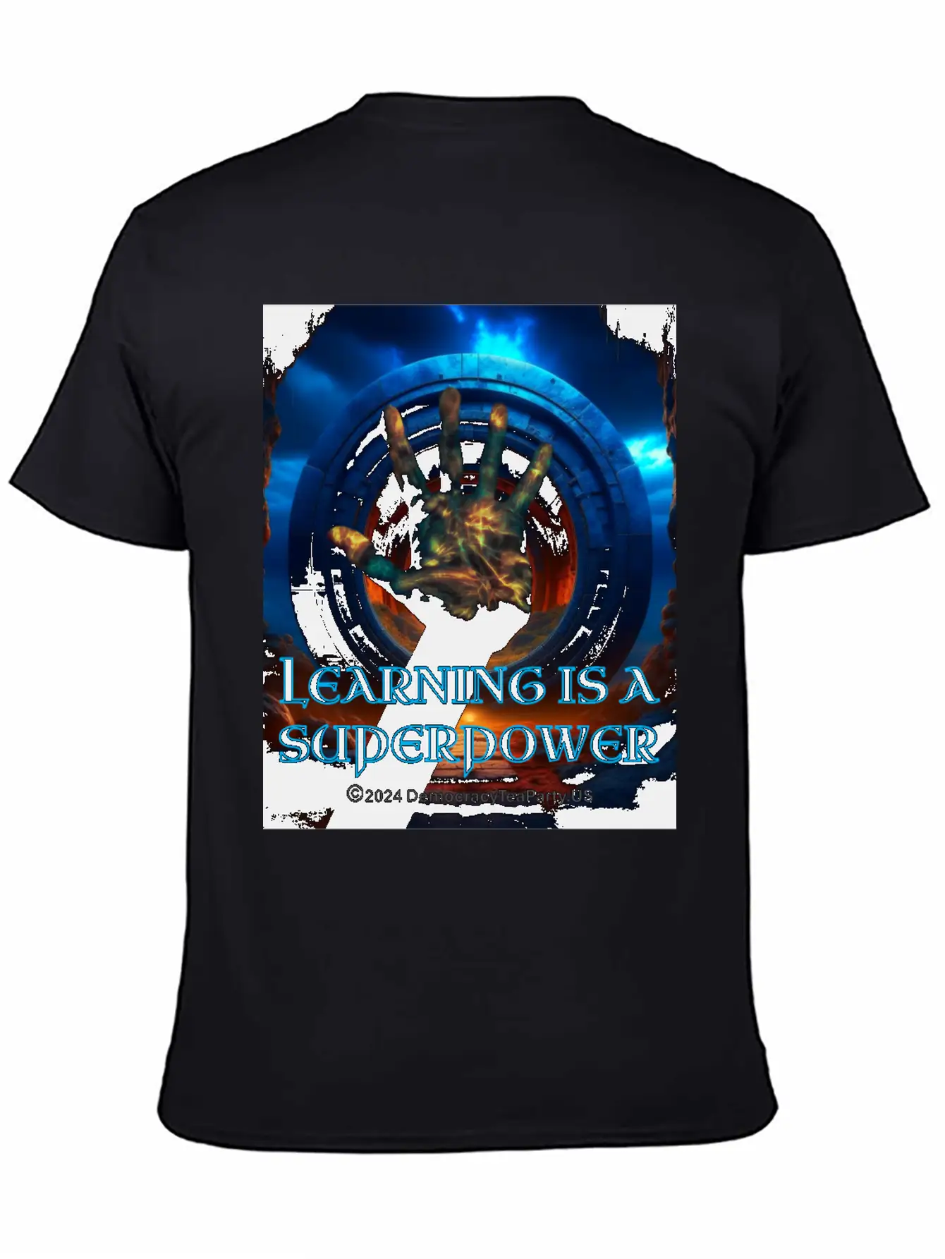 Learning Is A Superpower Casual Graphic T-Shirt – Simple And Comfortable Daily Wear