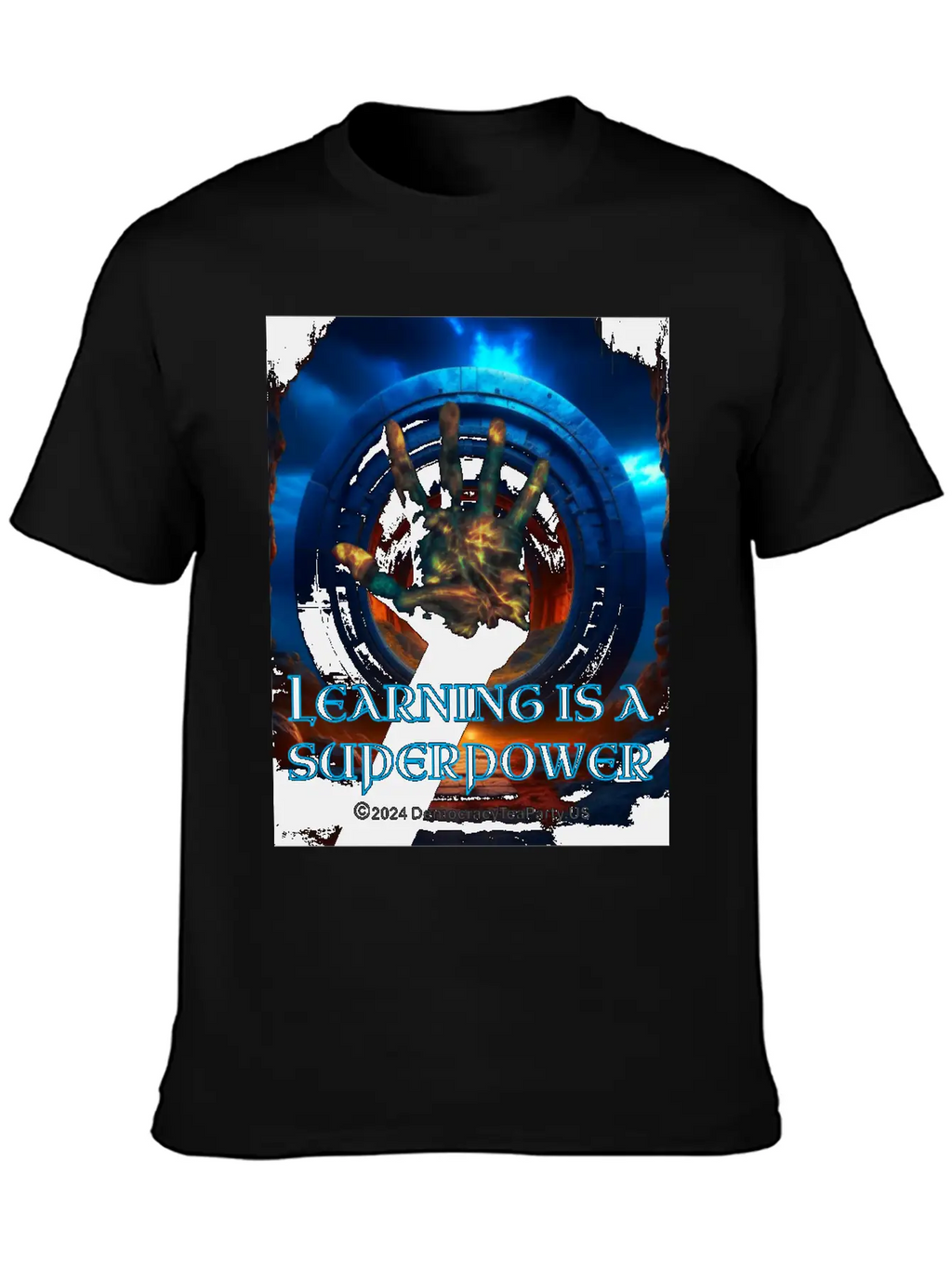 Learning Is A Superpower Casual Graphic T-Shirt – Simple And Comfortable Daily Wear