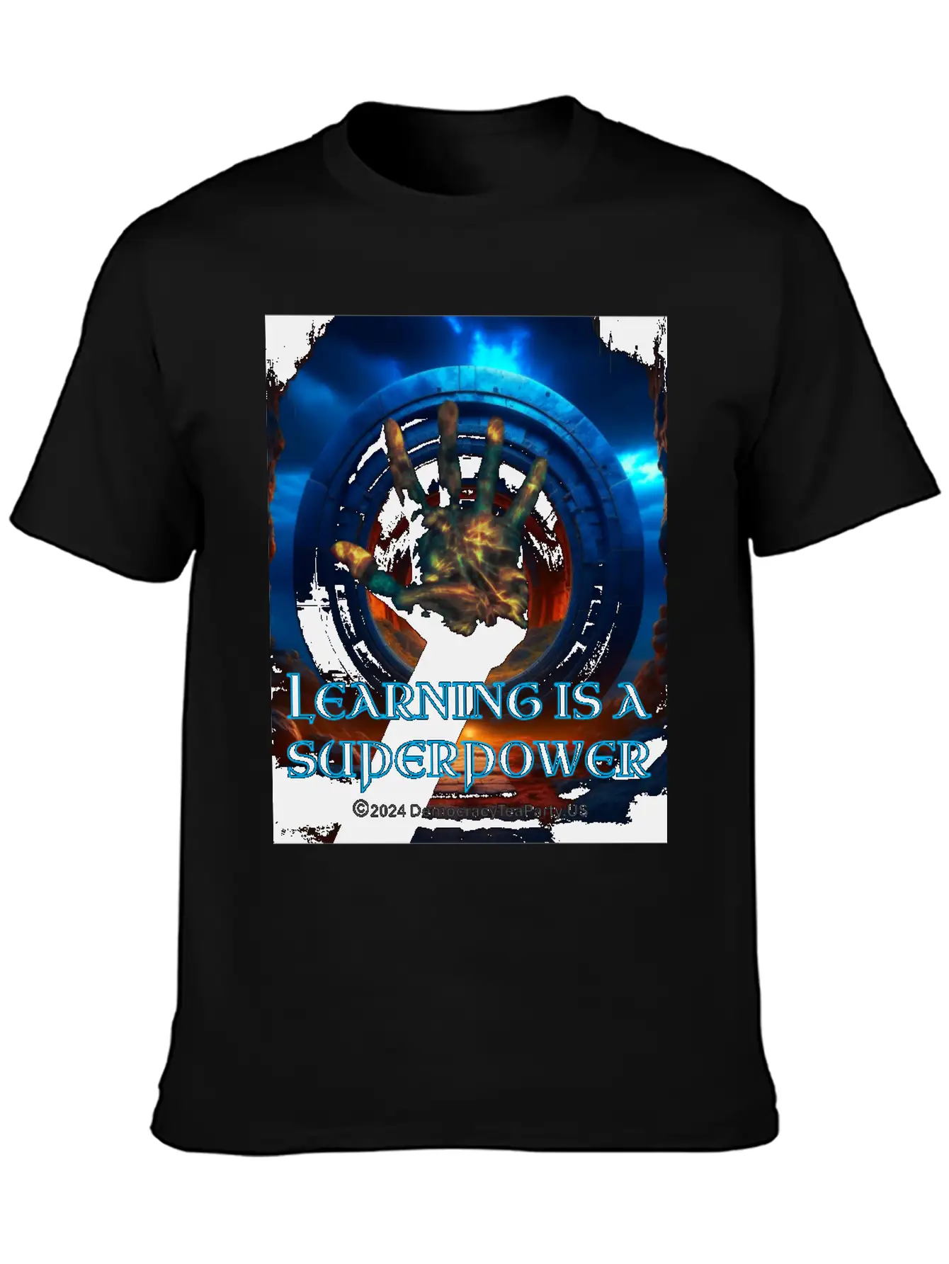 Learning Is A Superpower Casual Graphic T-Shirt – Simple And Comfortable Daily Wear