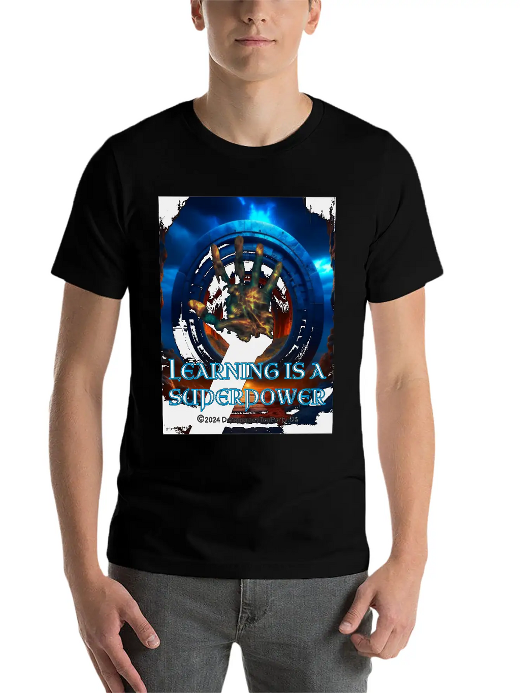 Learning Is A Superpower Casual Graphic T-Shirt – Simple And Comfortable Daily Wear