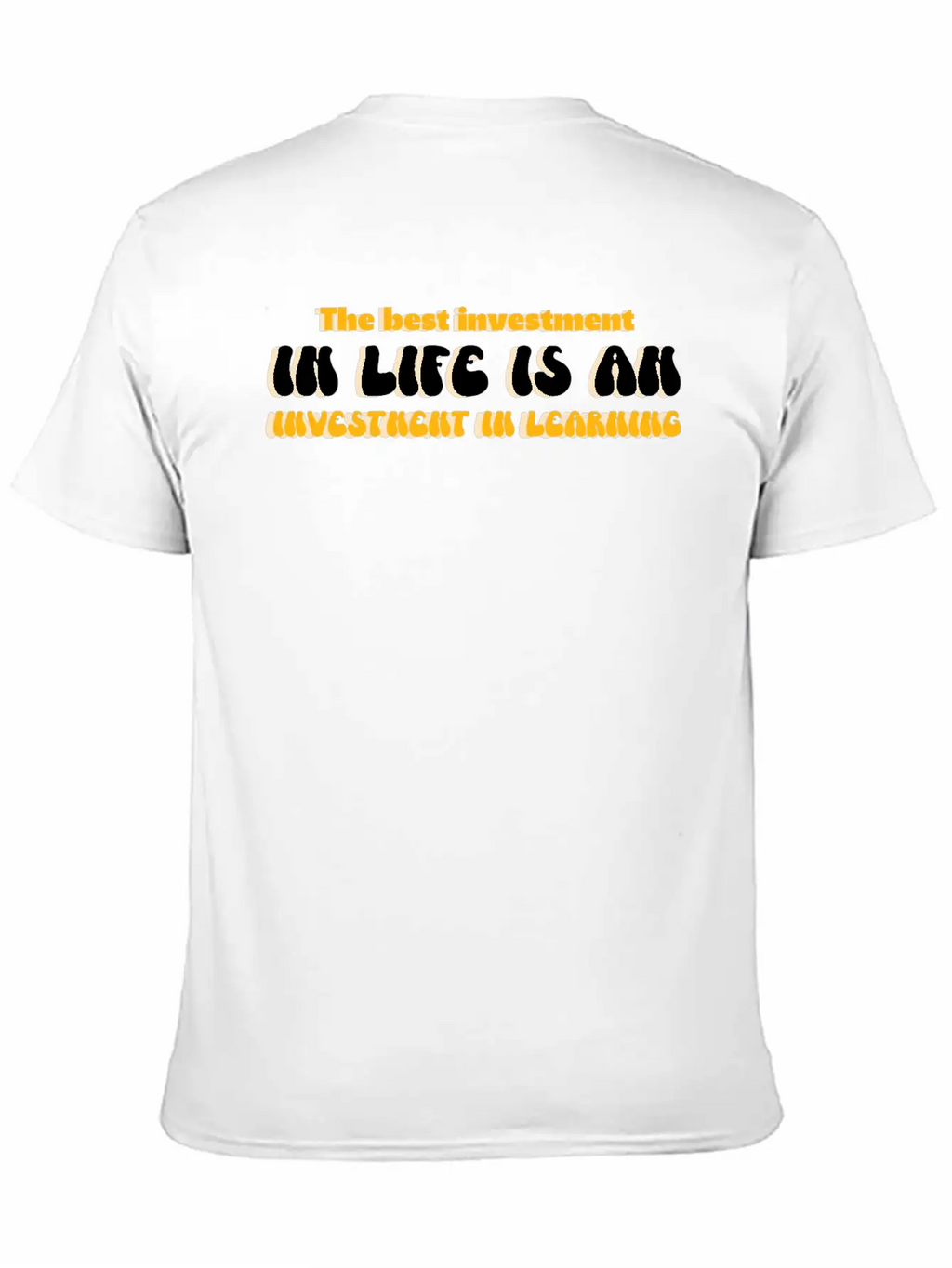 Learning Self T-shirt Essential Cotton Tee For Daily Outfits – Unisex Style