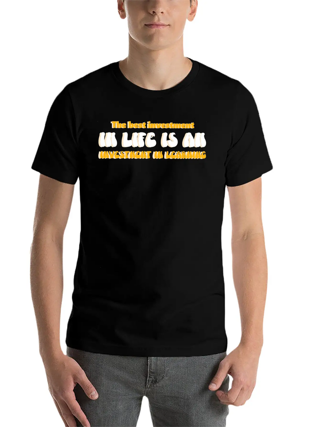 Learning Self T-shirt Essential Cotton Tee For Daily Outfits – Unisex Style
