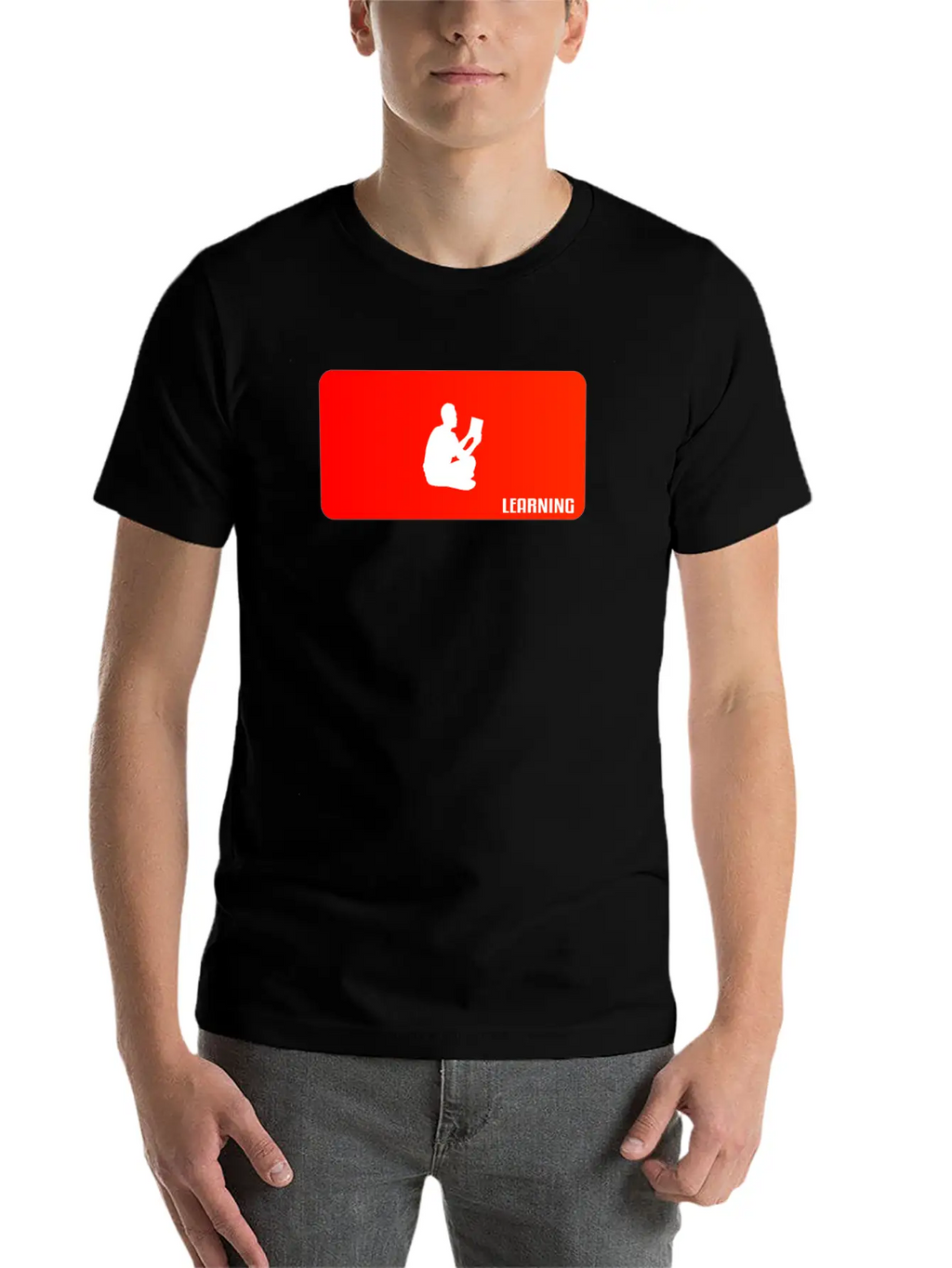 Learning Unisex Casual T-Shirt – Clean Design For Daily Comfort