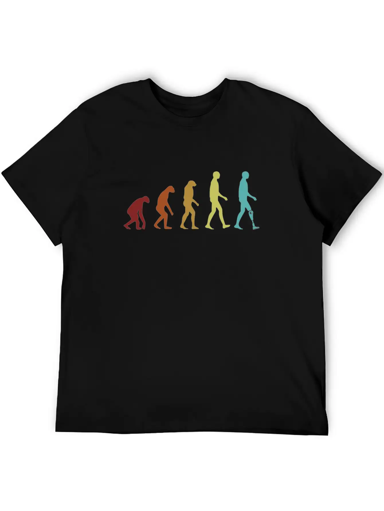 Leg Prosthesis Evolution Prosthesis Foot User Leg Unisex Casual T-Shirt – Clean Design For Daily Comfort