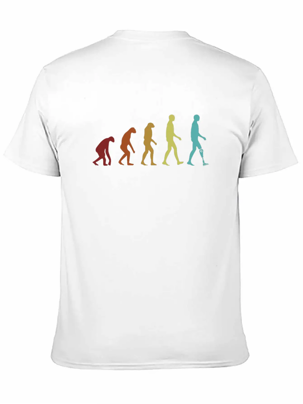 Leg Prosthesis Evolution Prosthesis Foot User Leg Unisex Casual T-Shirt – Clean Design For Daily Comfort