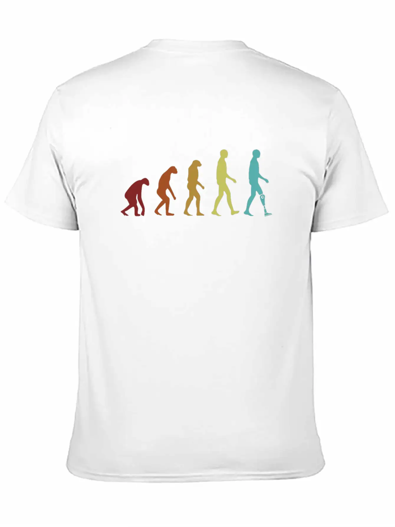 Leg Prosthesis Evolution Prosthesis Foot User Leg Unisex Casual T-Shirt – Clean Design For Daily Comfort