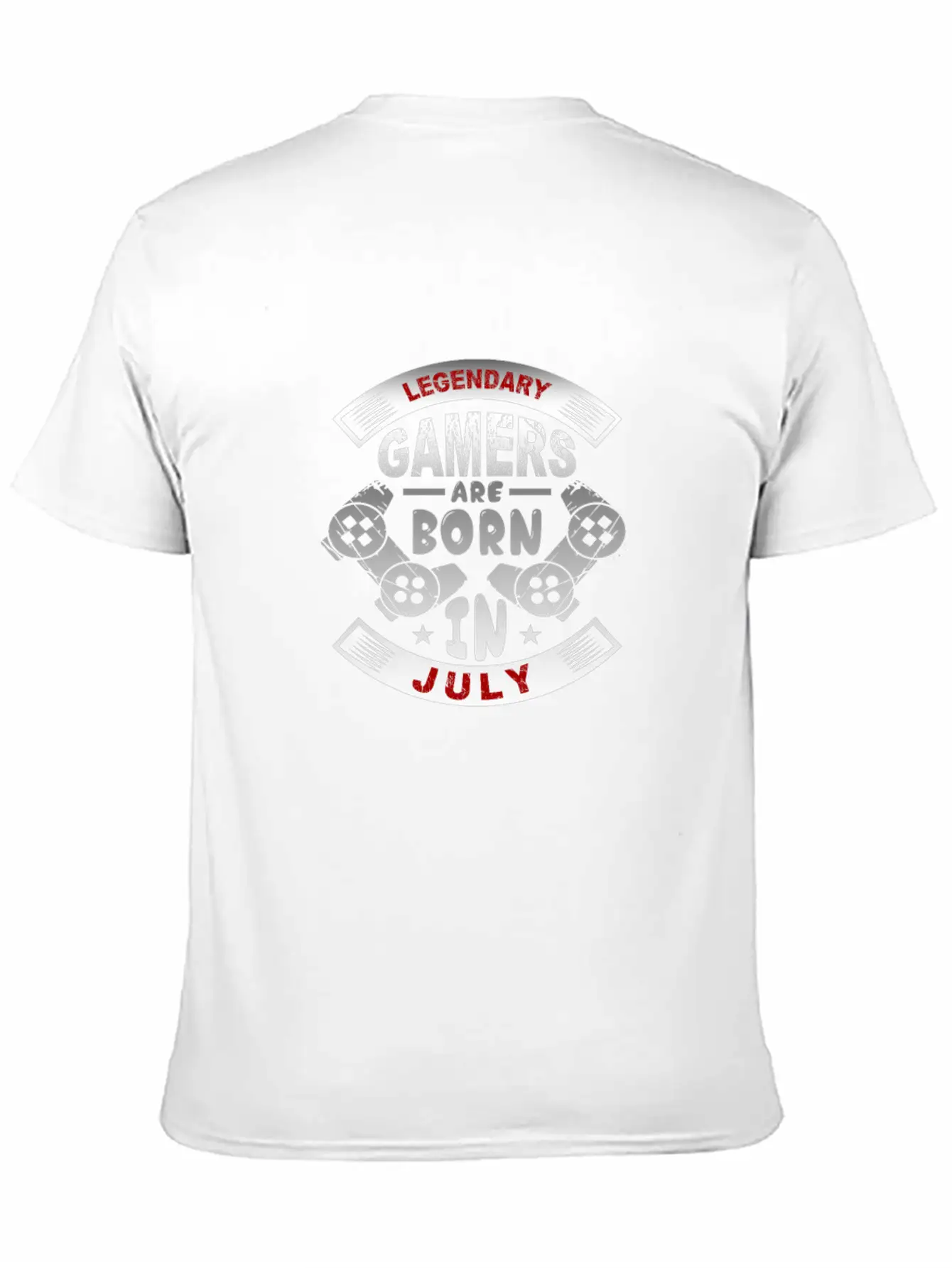 Legendary Gamers Are Born In July Essential Cotton Tee For Daily Outfits – Unisex Style