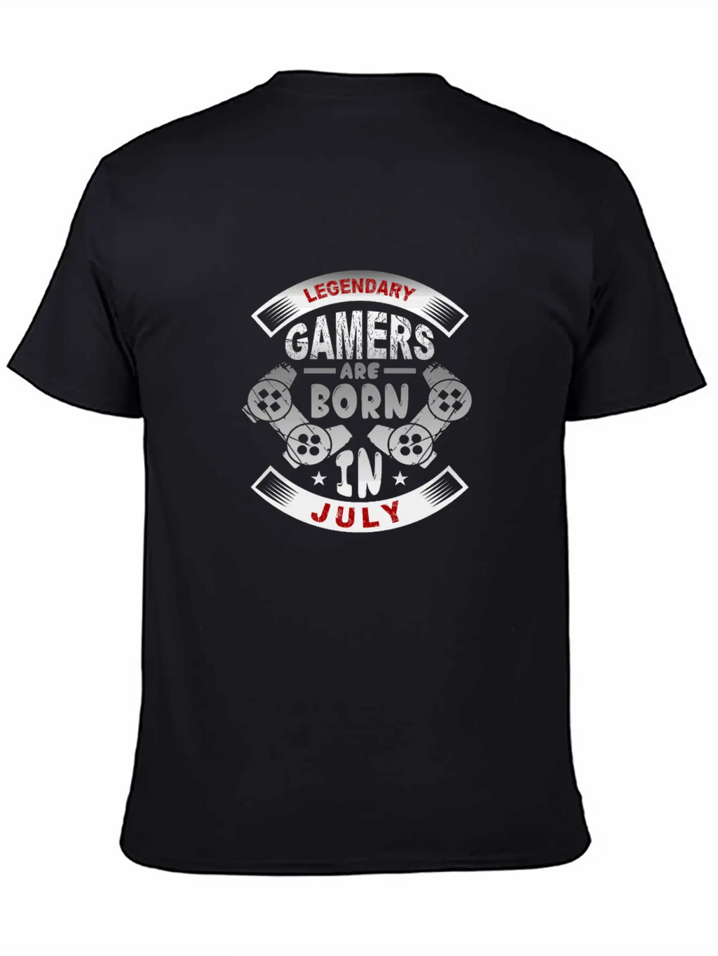 Legendary Gamers Are Born In July Essential Cotton Tee For Daily Outfits – Unisex Style