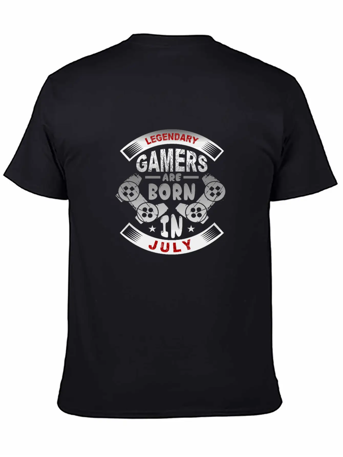 Legendary Gamers Are Born In July Essential Cotton Tee For Daily Outfits – Unisex Style