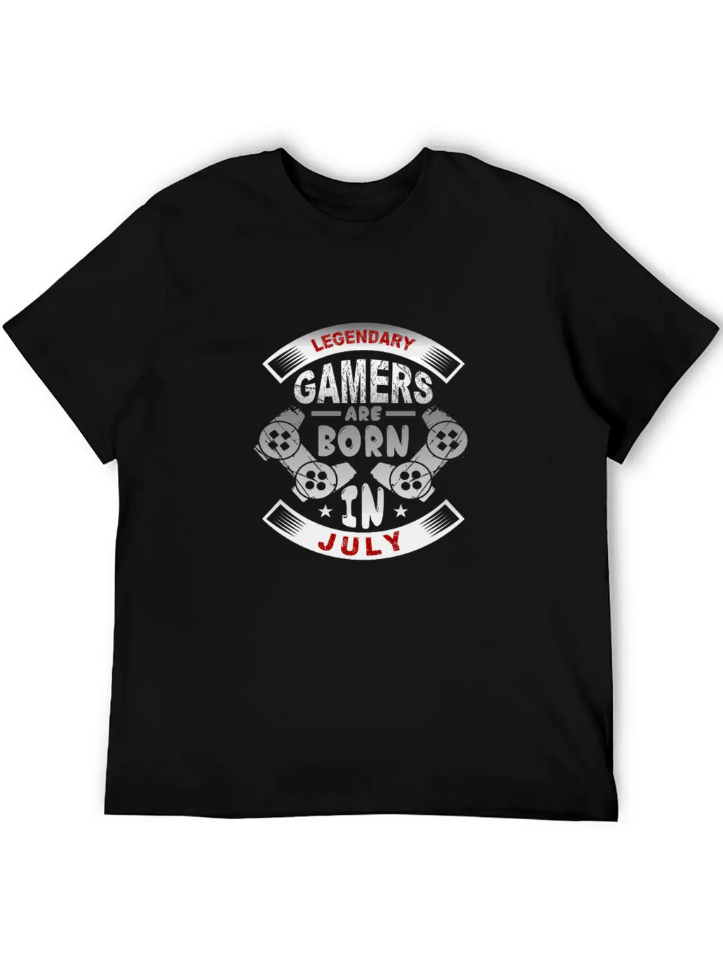 Legendary Gamers Are Born In July Essential Cotton Tee For Daily Outfits – Unisex Style