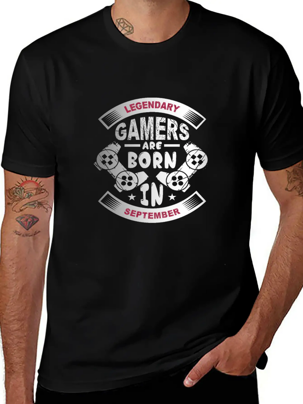Legendary Gamers Are Born In September Breathable Soft Cotton T-Shirt – Timeless Casual Look