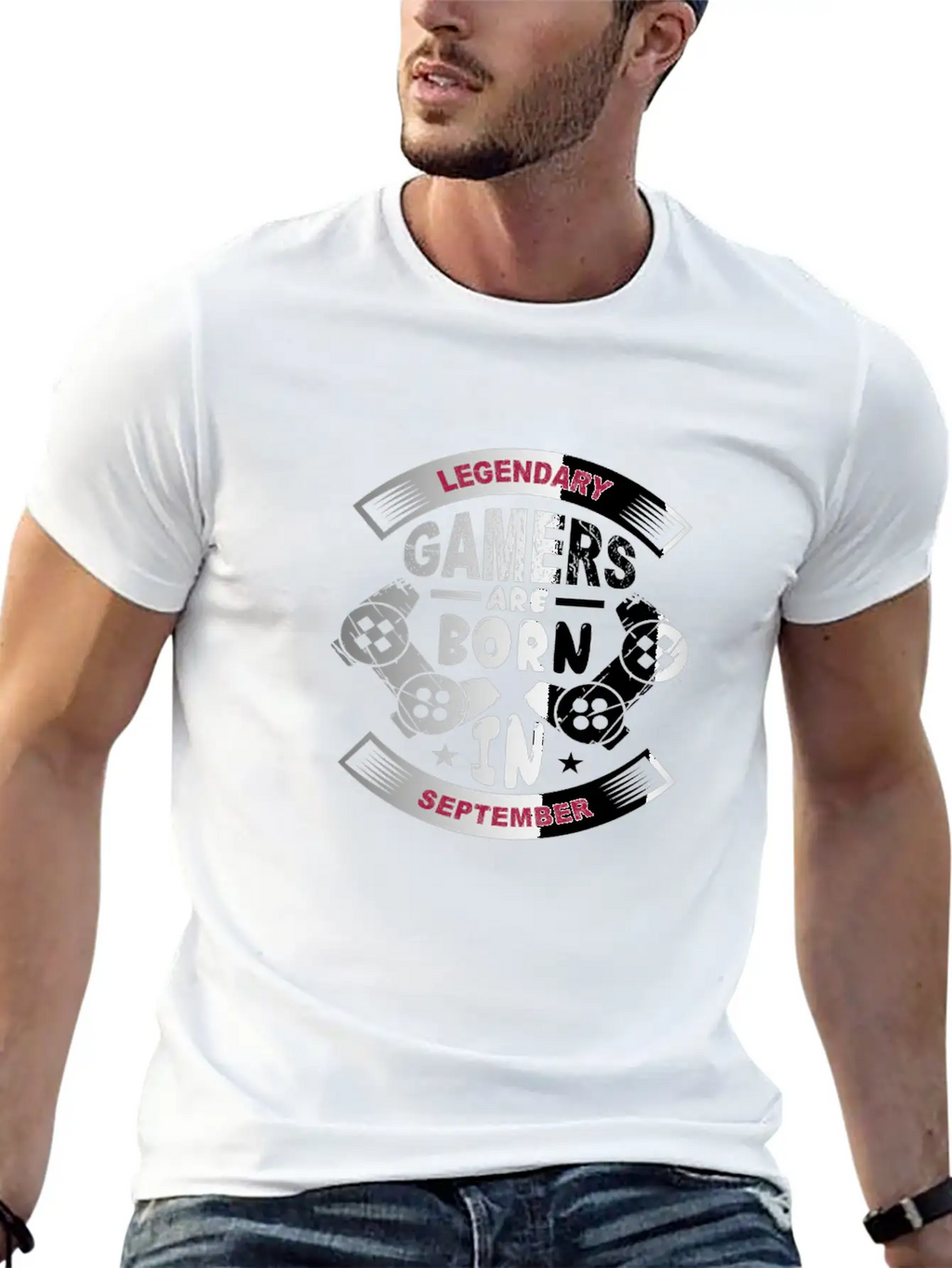 Legendary Gamers Are Born In September Breathable Soft Cotton T-Shirt – Timeless Casual Look
