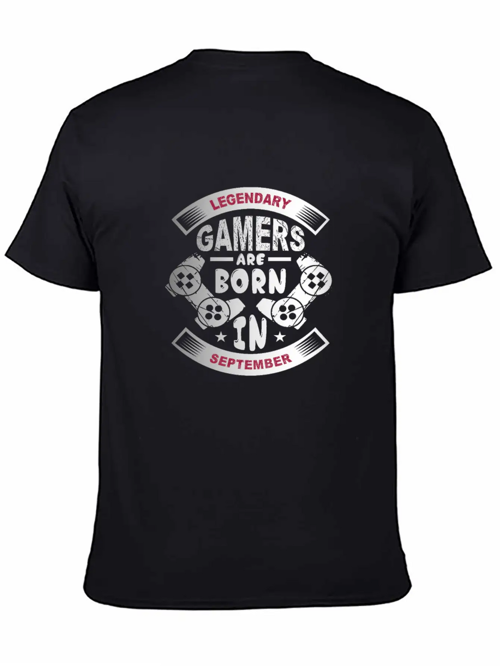 Legendary Gamers Are Born In September Breathable Soft Cotton T-Shirt – Timeless Casual Look