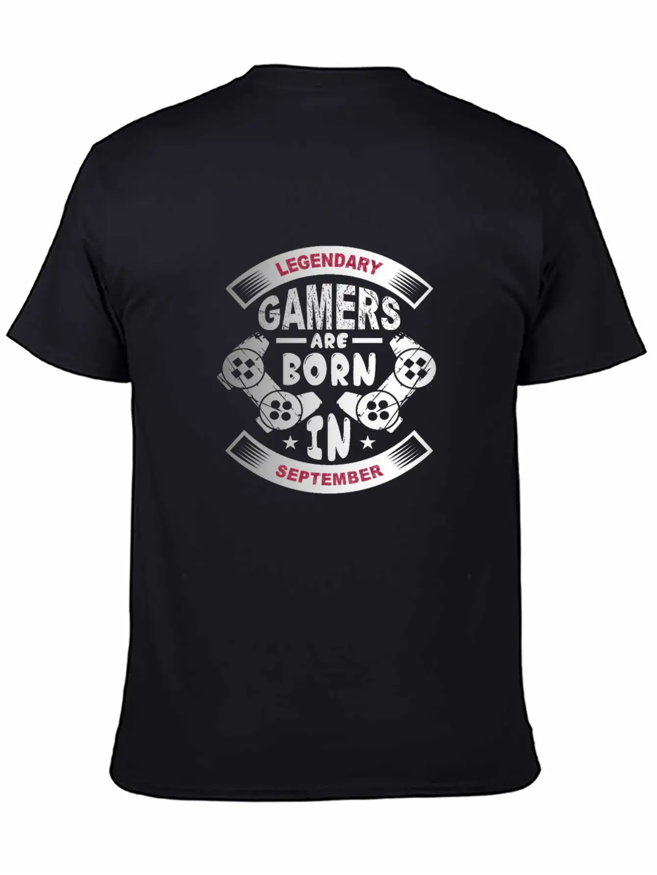 Legendary Gamers Are Born In September Breathable Soft Cotton T-Shirt – Timeless Casual Look