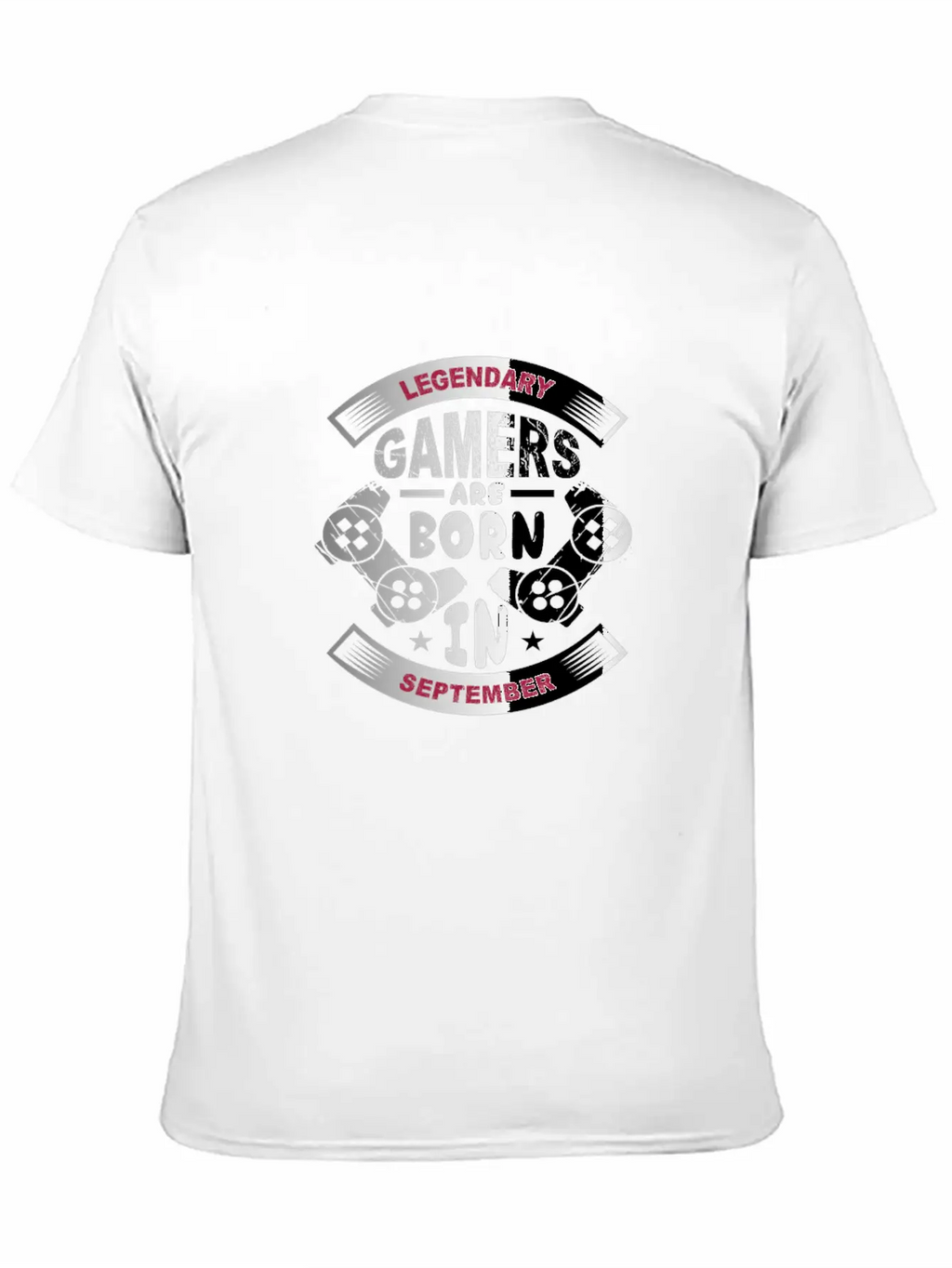 Legendary Gamers Are Born In September Breathable Soft Cotton T-Shirt – Timeless Casual Look