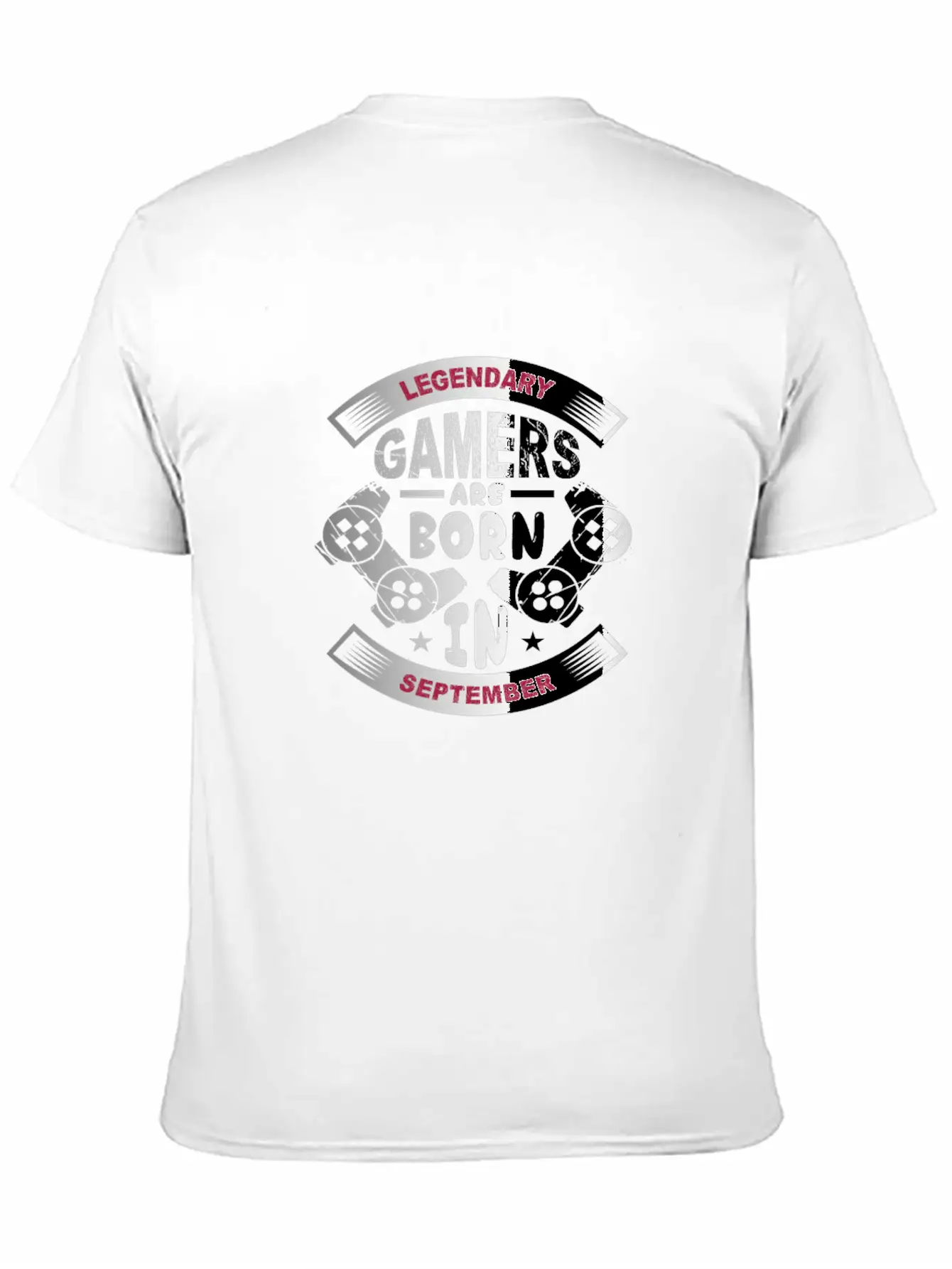 Legendary Gamers Are Born In September Breathable Soft Cotton T-Shirt – Timeless Casual Look