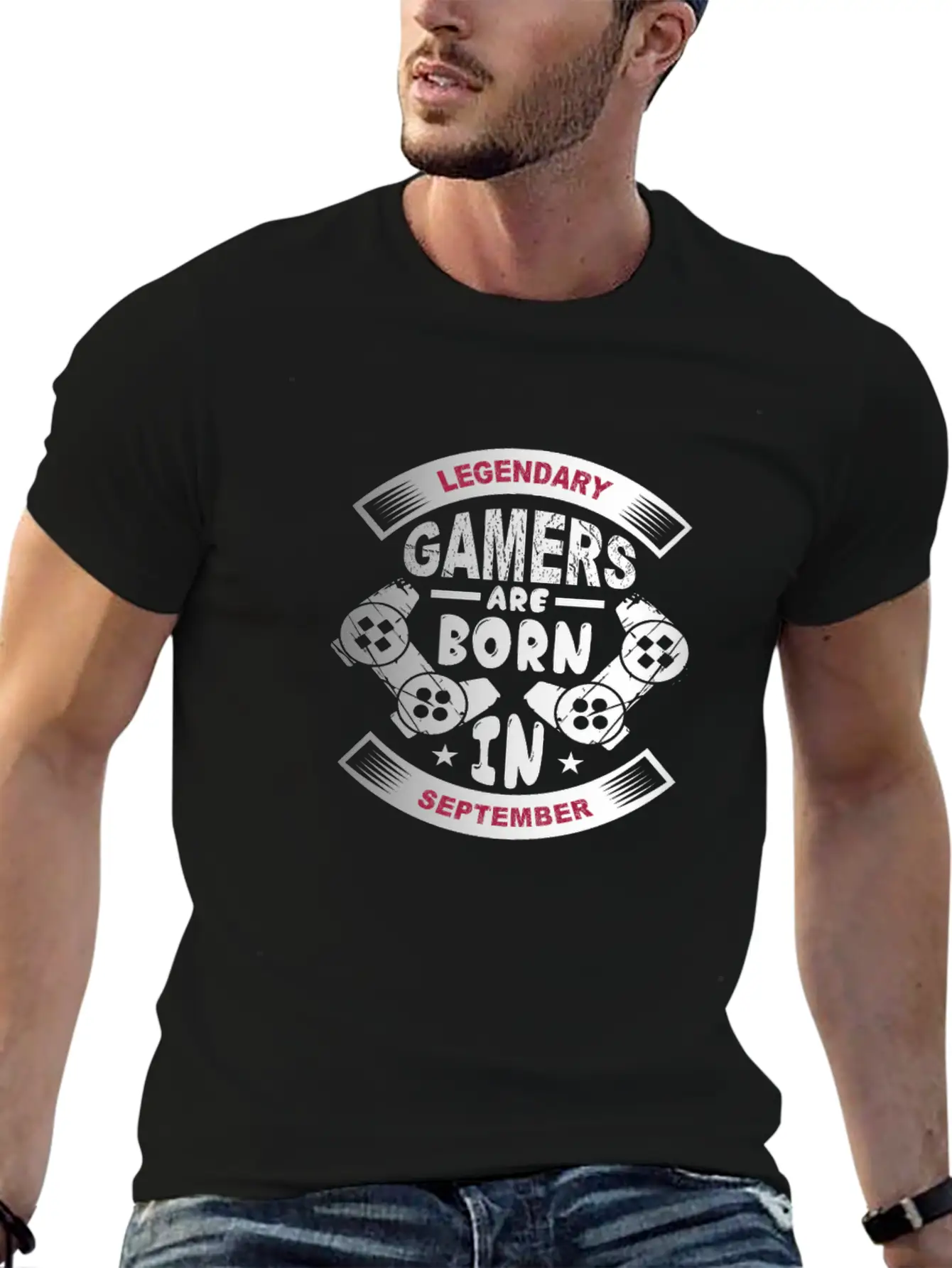 Legendary Gamers Are Born In September Breathable Soft Cotton T-Shirt – Timeless Casual Look
