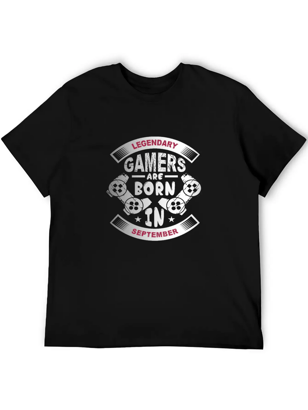Legendary Gamers Are Born In September Breathable Soft Cotton T-Shirt – Timeless Casual Look