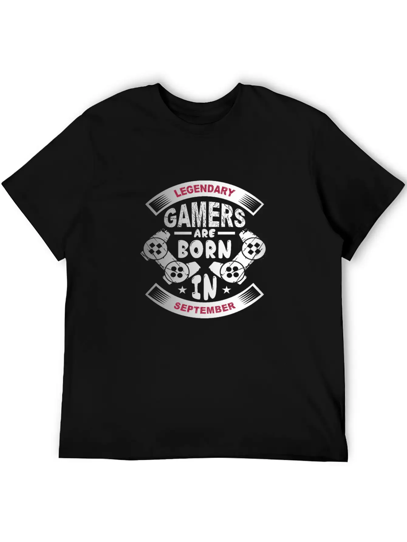 Legendary Gamers Are Born In September Breathable Soft Cotton T-Shirt – Timeless Casual Look