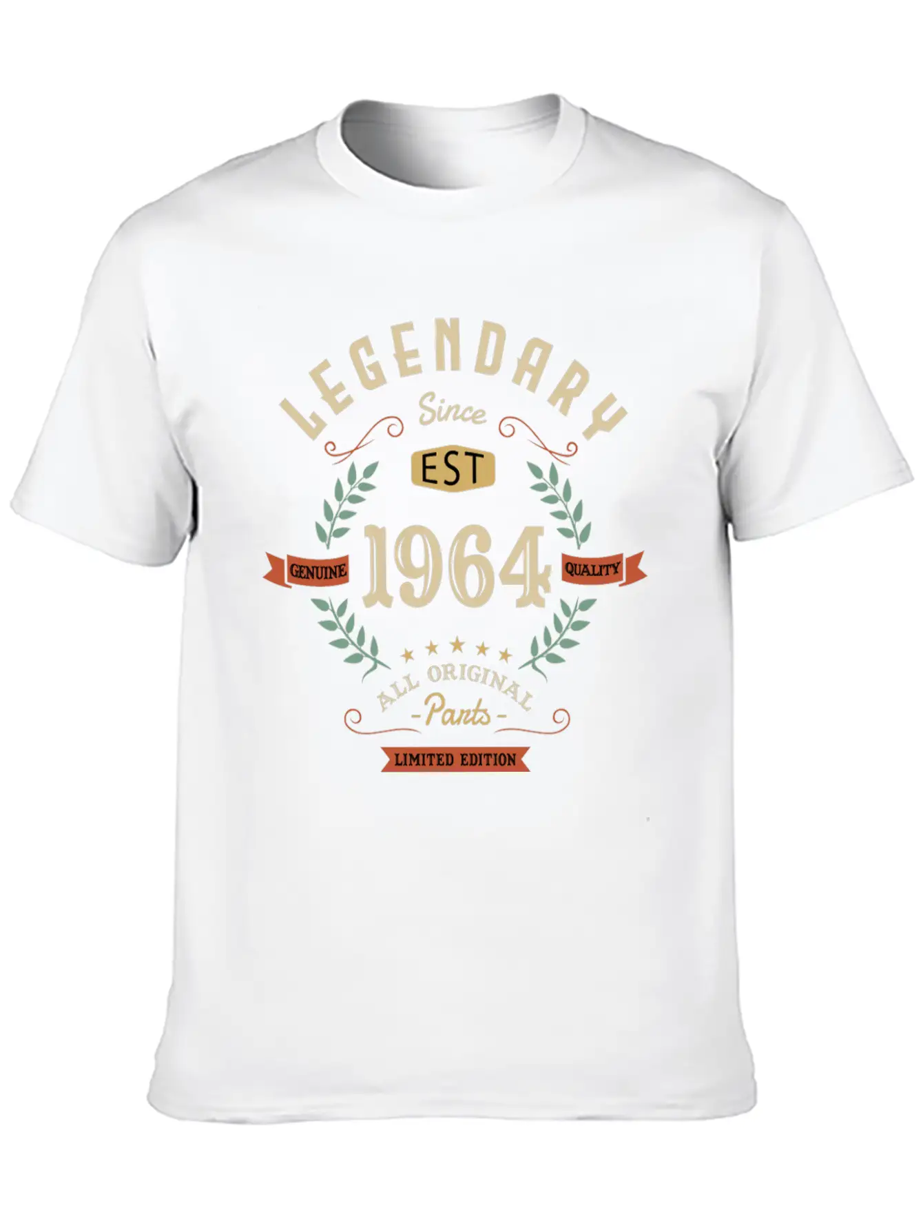 Legendary Since 1964 Limited Edition Unisex Casual T-Shirt – Clean Design For Daily Comfort