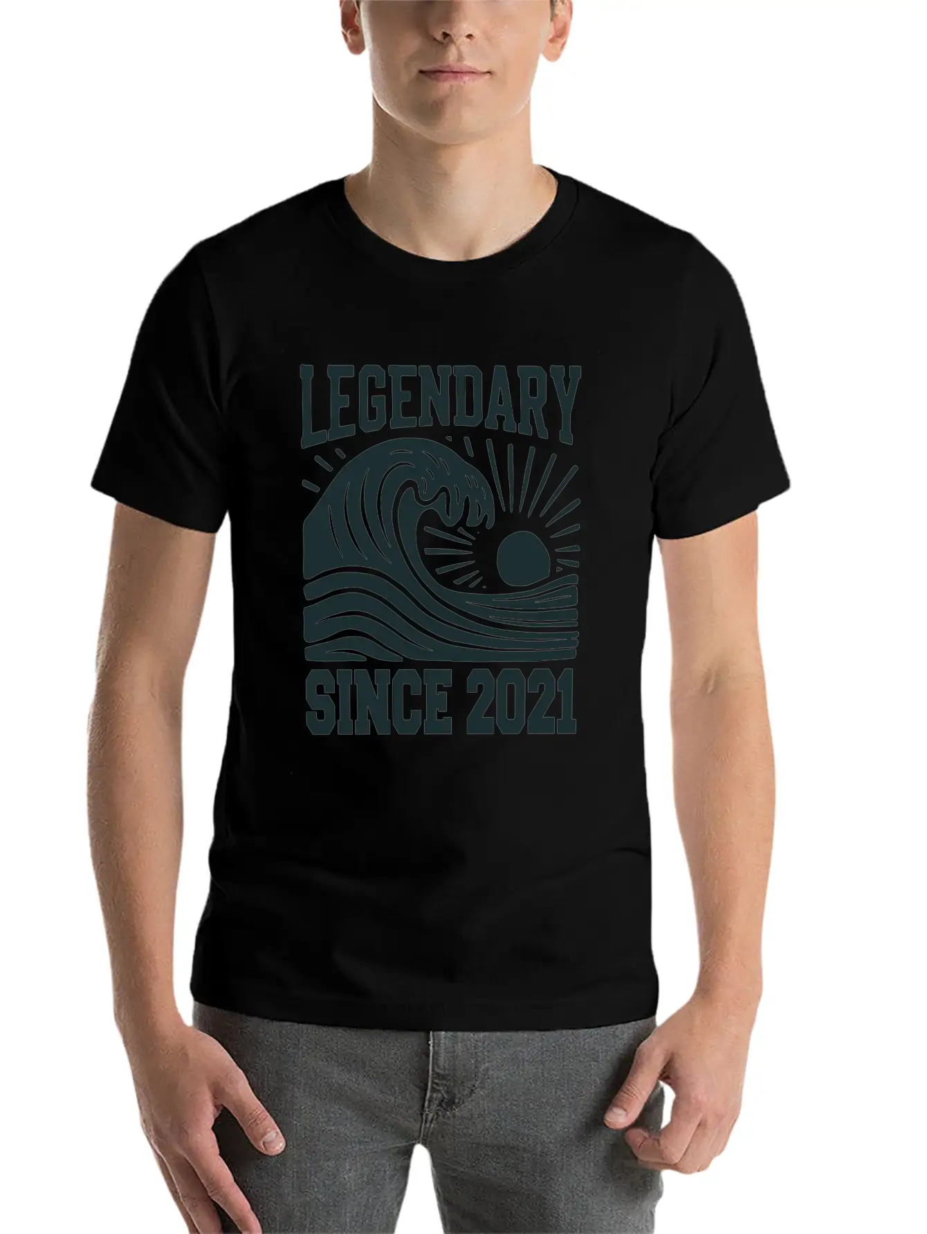 Legendary Since 2021 Birthday Vibes Breathable Soft Cotton T-Shirt – Timeless Casual Look