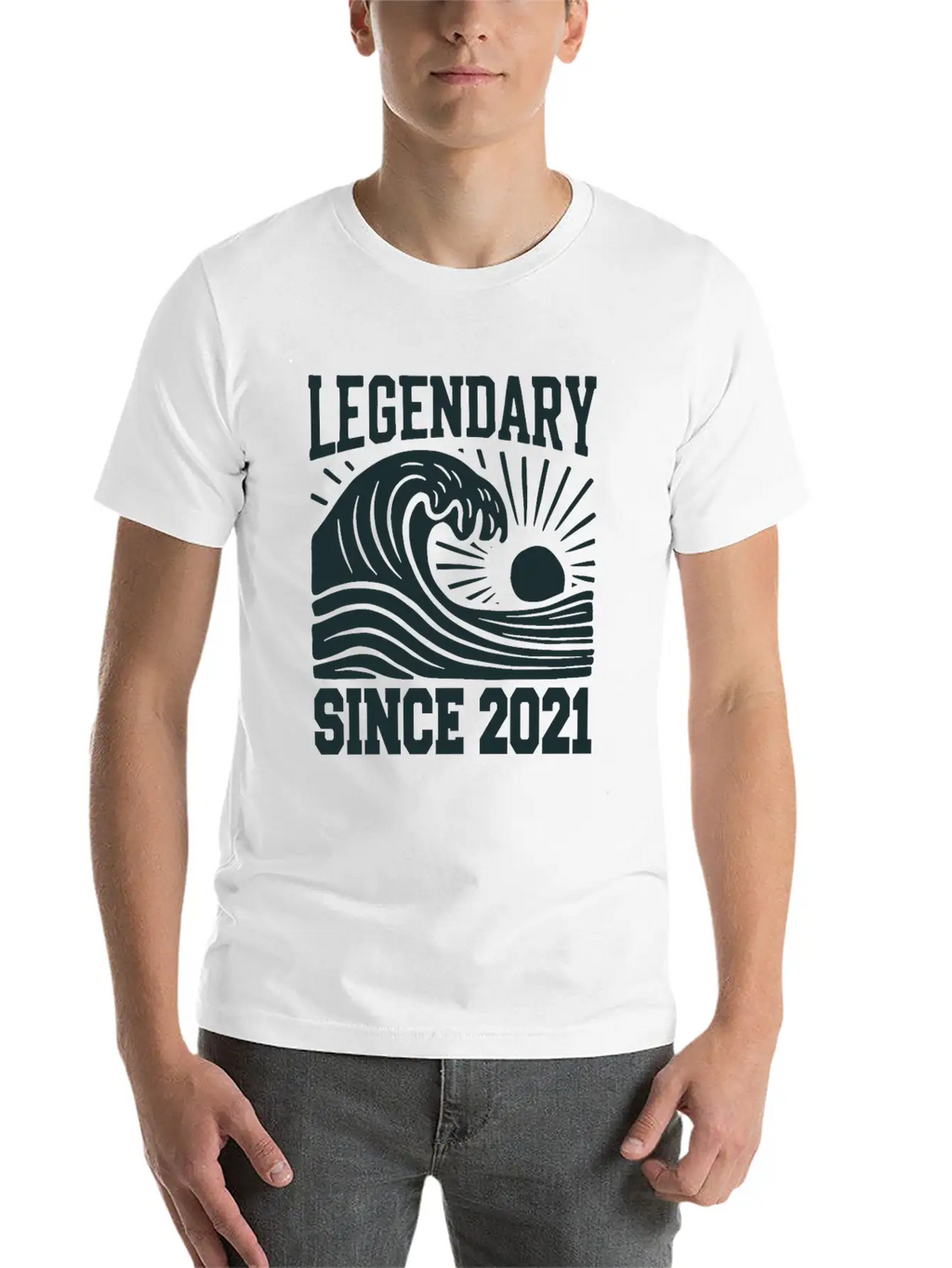Legendary Since 2021 Birthday Vibes Breathable Soft Cotton T-Shirt – Timeless Casual Look