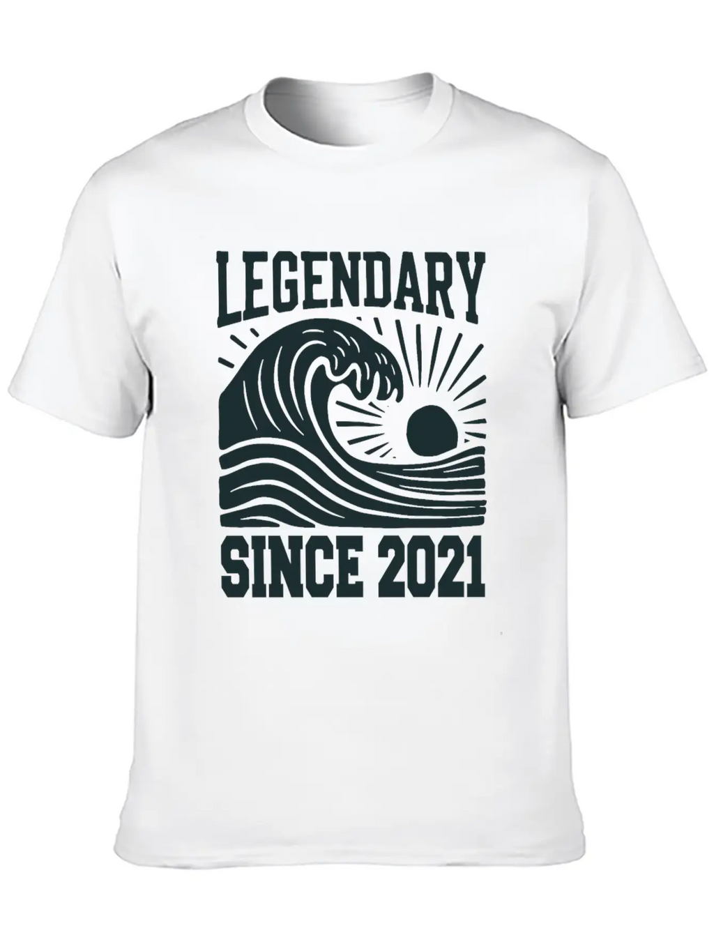 Legendary Since 2021 Birthday Vibes Breathable Soft Cotton T-Shirt – Timeless Casual Look