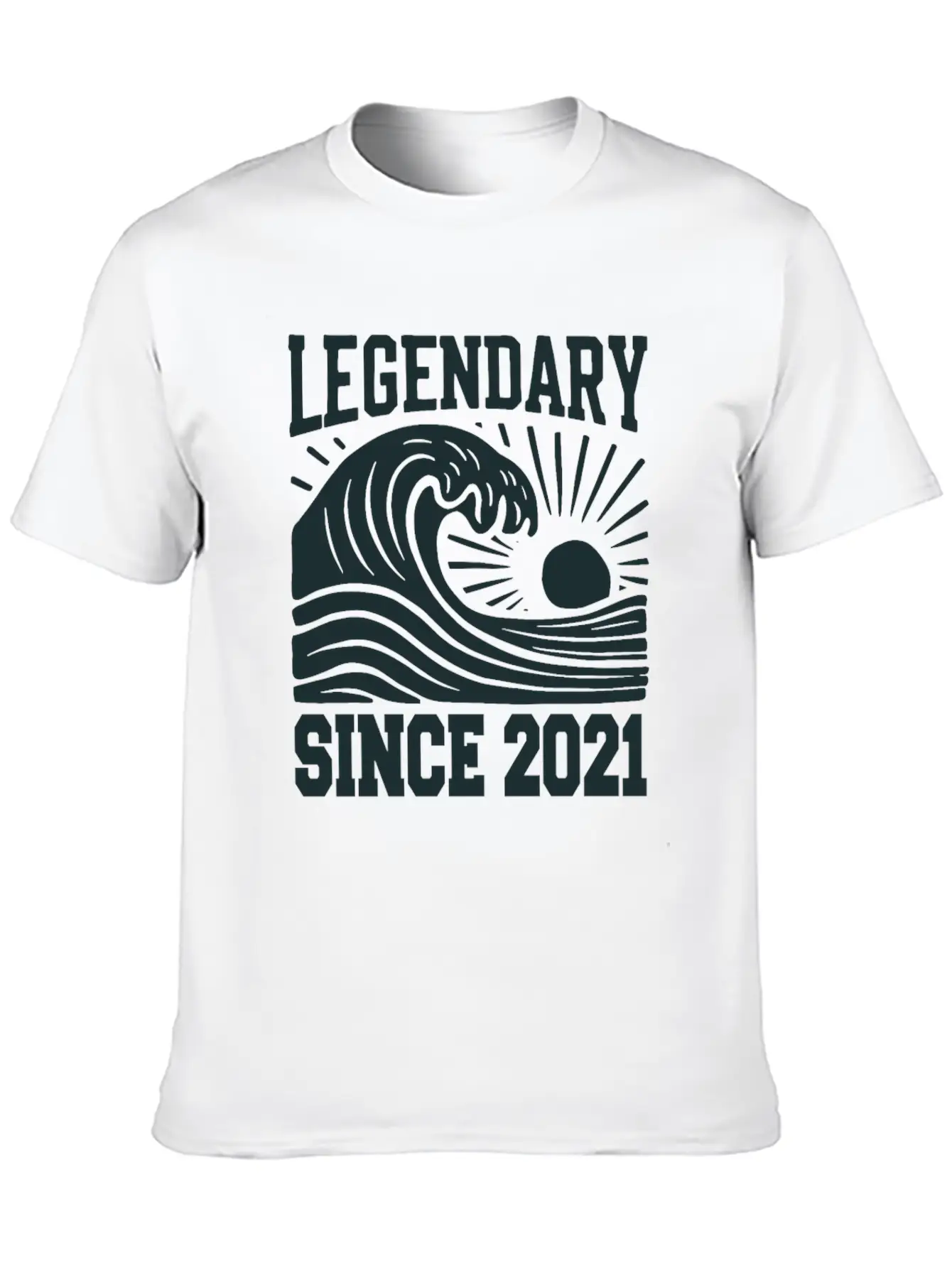 Legendary Since 2021 Birthday Vibes Breathable Soft Cotton T-Shirt – Timeless Casual Look
