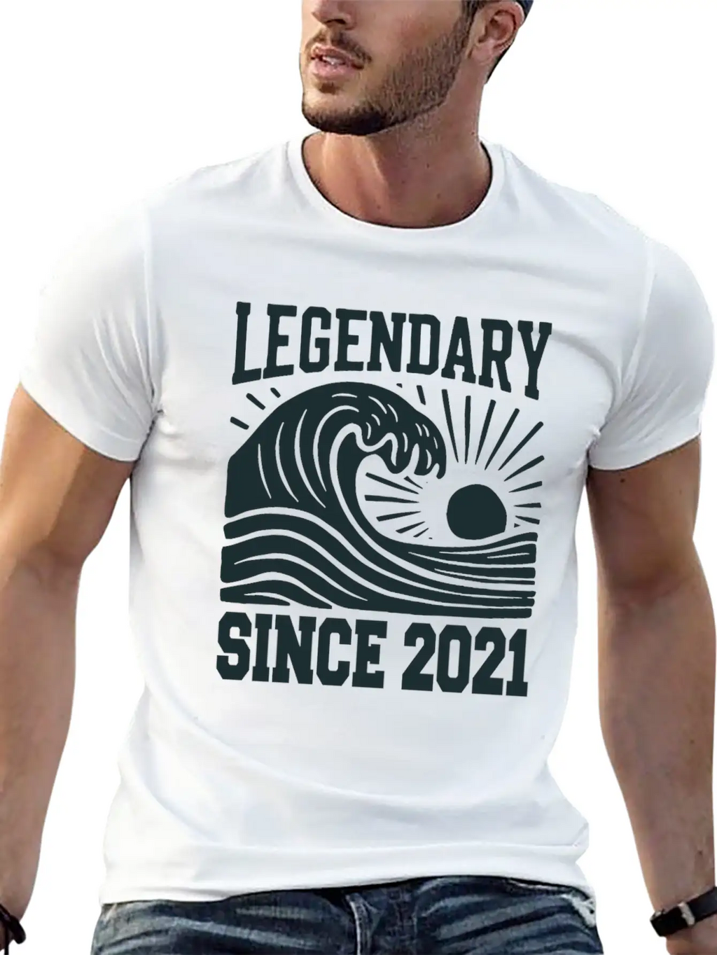 Legendary Since 2021 Birthday Vibes Breathable Soft Cotton T-Shirt – Timeless Casual Look