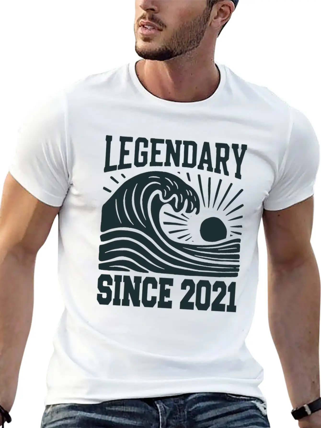 Legendary Since 2021 Birthday Vibes Breathable Soft Cotton T-Shirt – Timeless Casual Look