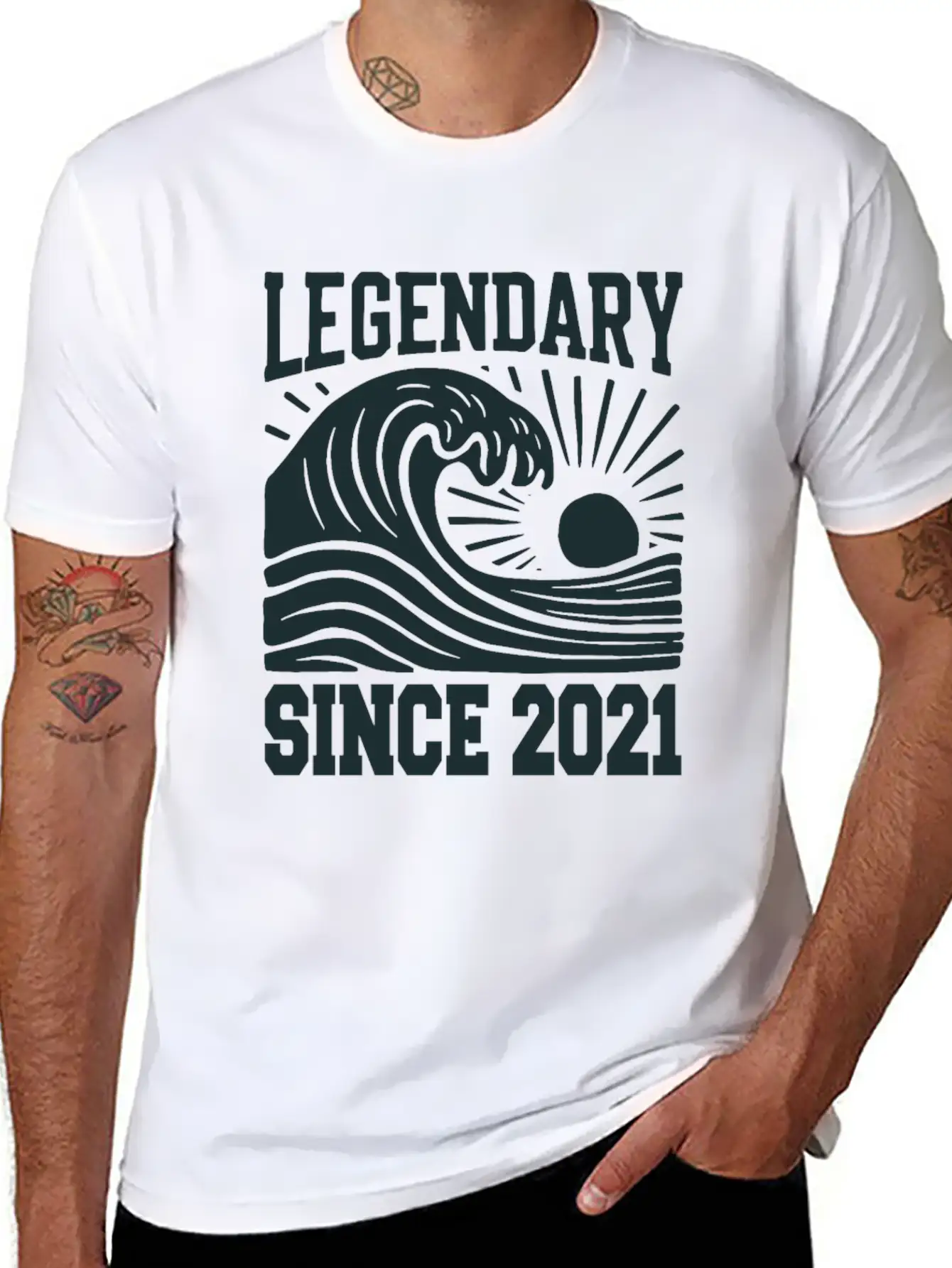 Legendary Since 2021 Birthday Vibes Breathable Soft Cotton T-Shirt – Timeless Casual Look