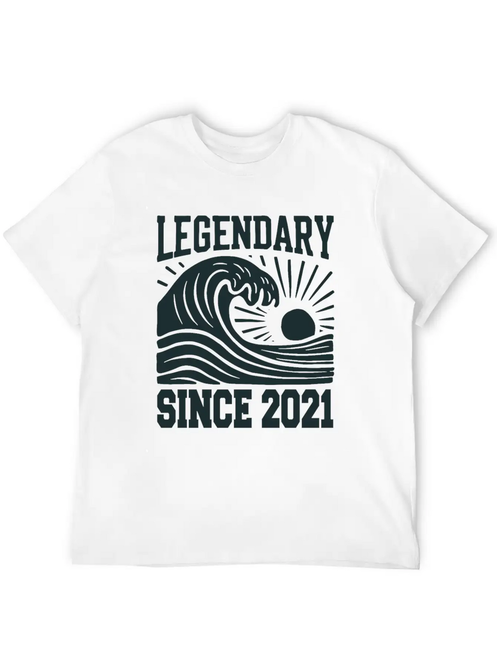 Legendary Since 2021 Birthday Vibes Breathable Soft Cotton T-Shirt – Timeless Casual Look