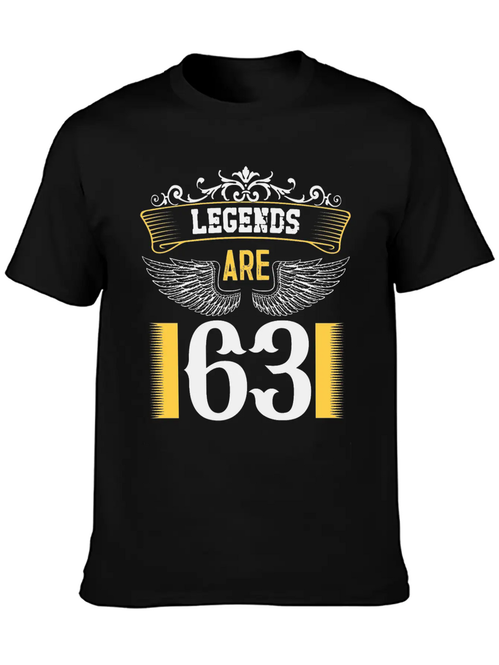 Legends Are 63 Years Old, Birthday Is 63 Classic Fit Graphic Tee For Daily Comfort – Unisex Cotton Shirt