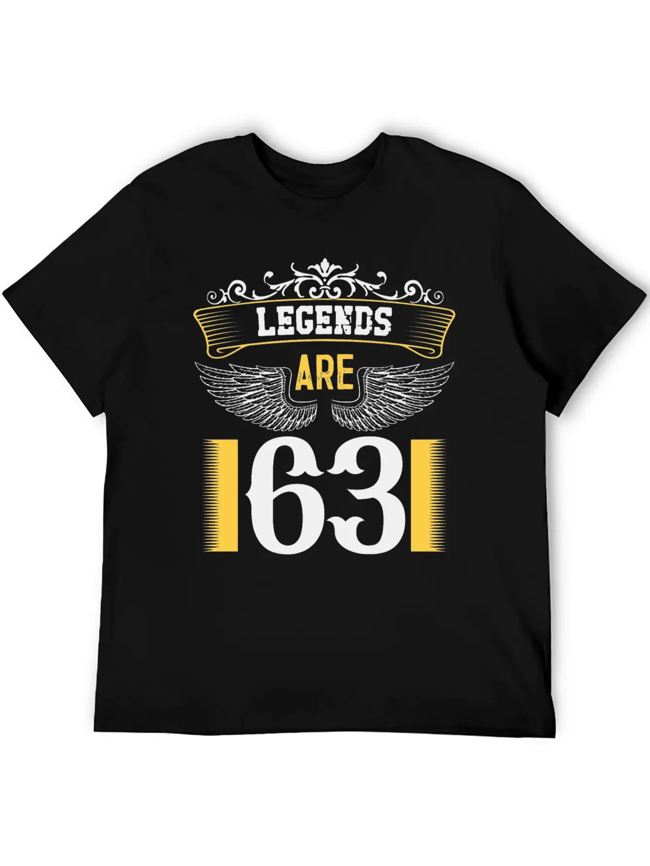 Legends Are 63 Years Old, Birthday Is 63 Classic Fit Graphic Tee For Daily Comfort – Unisex Cotton Shirt