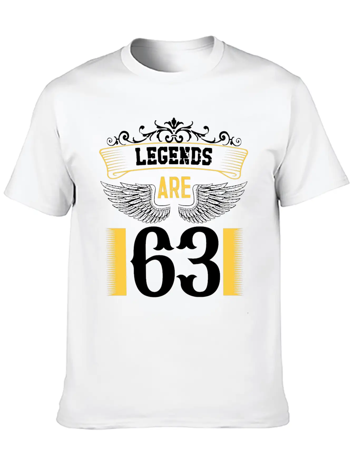 Legends Are 63 Years Old, Birthday Is 63 Classic Fit Graphic Tee For Daily Comfort – Unisex Cotton Shirt