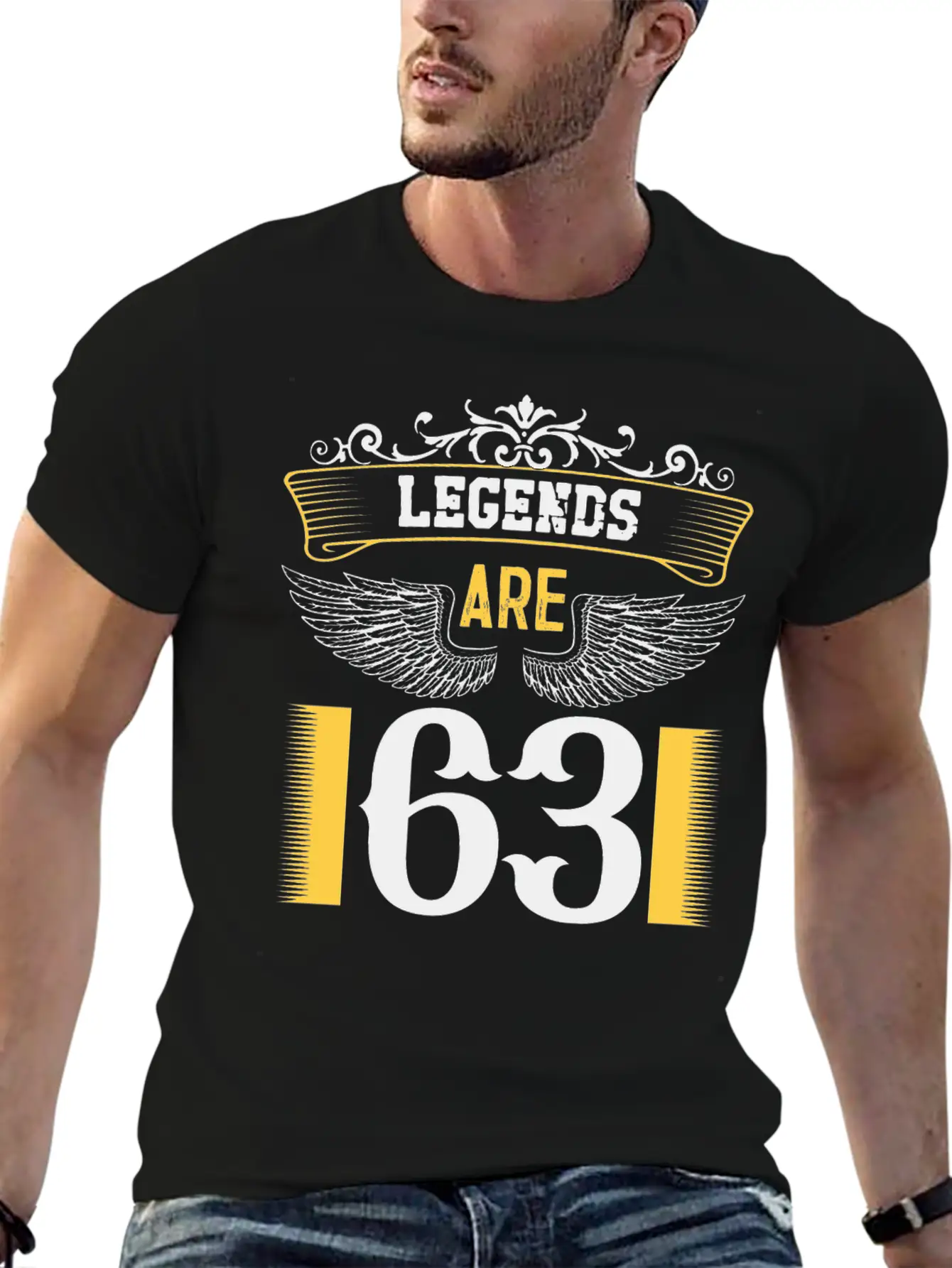 Legends Are 63 Years Old, Birthday Is 63 Classic Fit Graphic Tee For Daily Comfort – Unisex Cotton Shirt