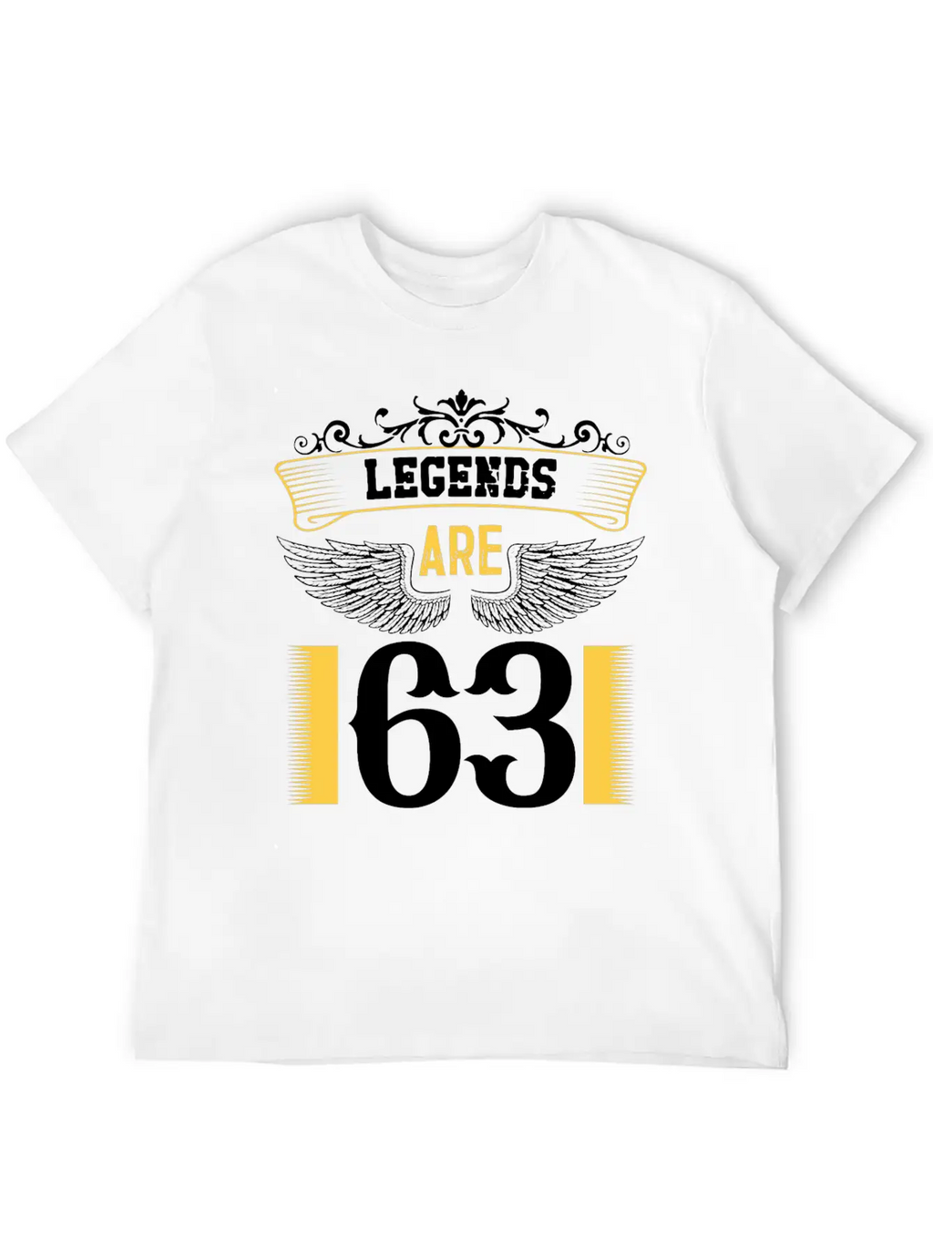 Legends Are 63 Years Old, Birthday Is 63 Classic Fit Graphic Tee For Daily Comfort – Unisex Cotton Shirt