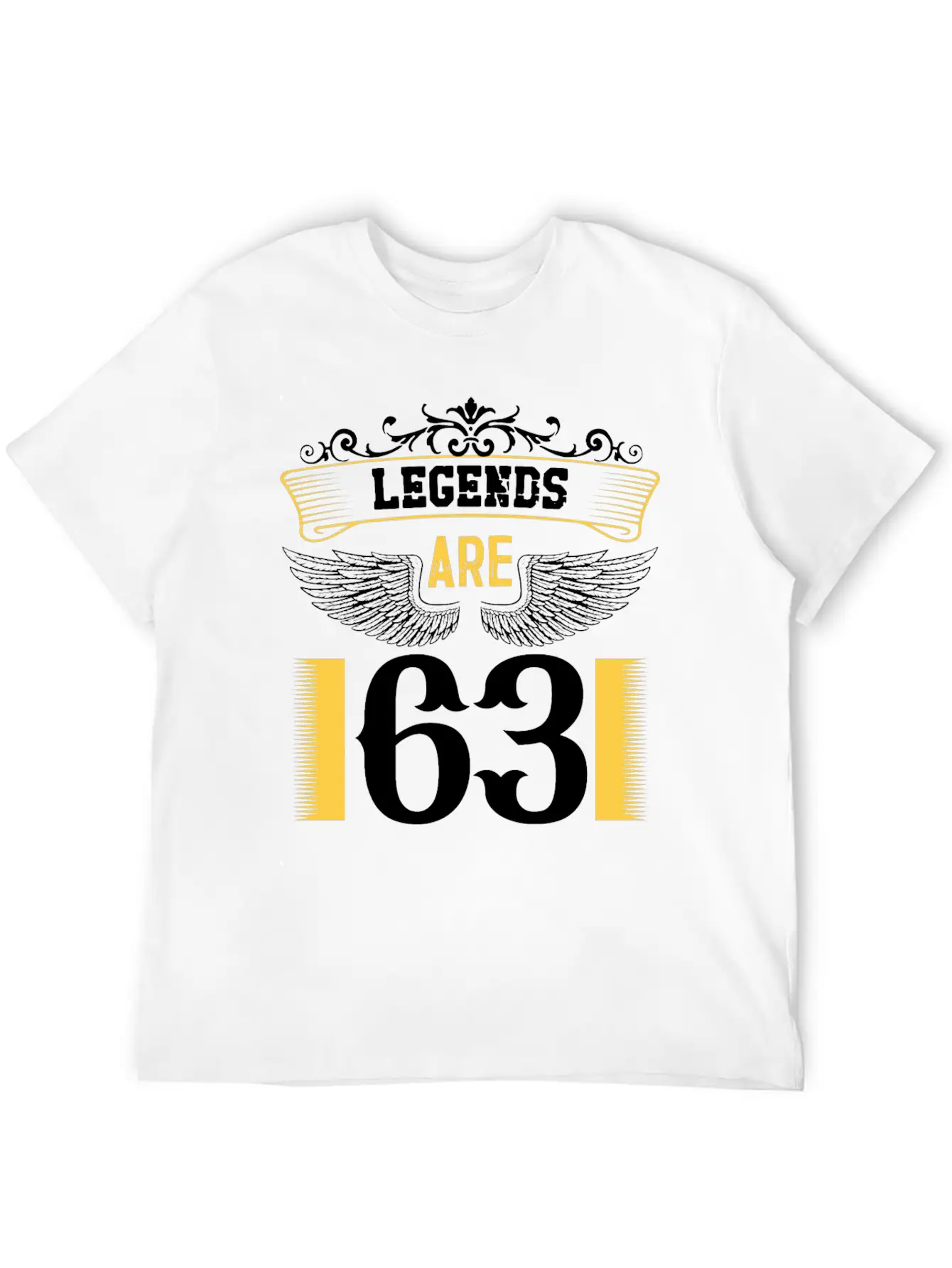 Legends Are 63 Years Old, Birthday Is 63 Classic Fit Graphic Tee For Daily Comfort – Unisex Cotton Shirt