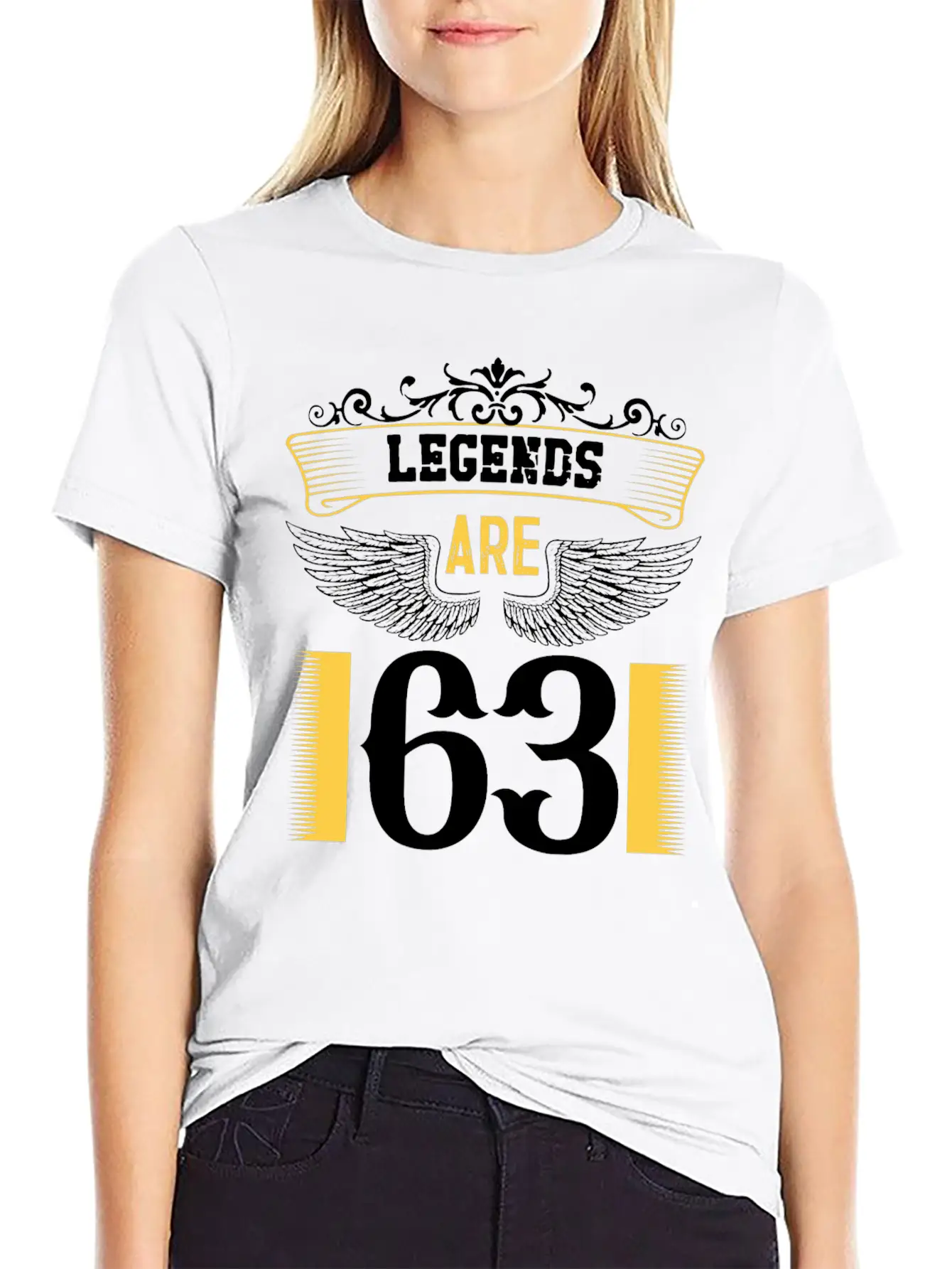 Legends Are 63 Years Old, Birthday Is 63 Classic Fit Graphic Tee For Daily Comfort – Unisex Cotton Shirt
